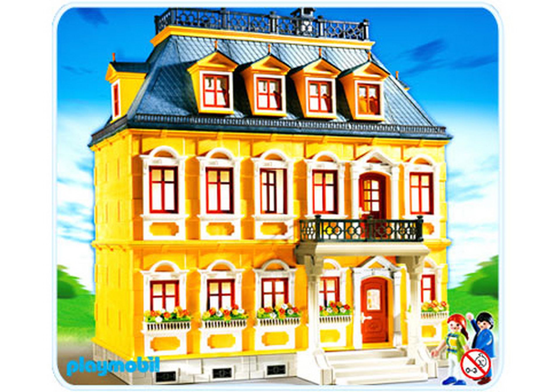 PLAYMOBIL Puppenhaus  DACH-TEIL SPITZE gelb 5301 Mansarde GAUBE 