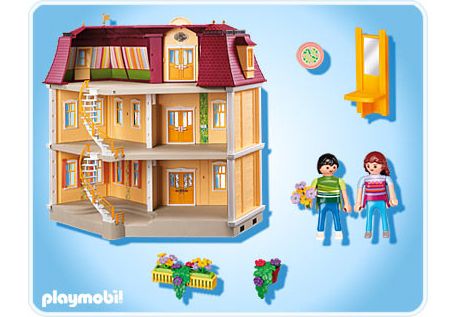 5302 Wohnhaus Erweiterung Balkon Geländer Halbrund Playmobil 99 