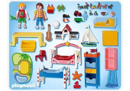 playmobil chambre des enfants