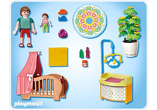 Chambre de bebe avec berceau 5334 A PLAYMOBIL