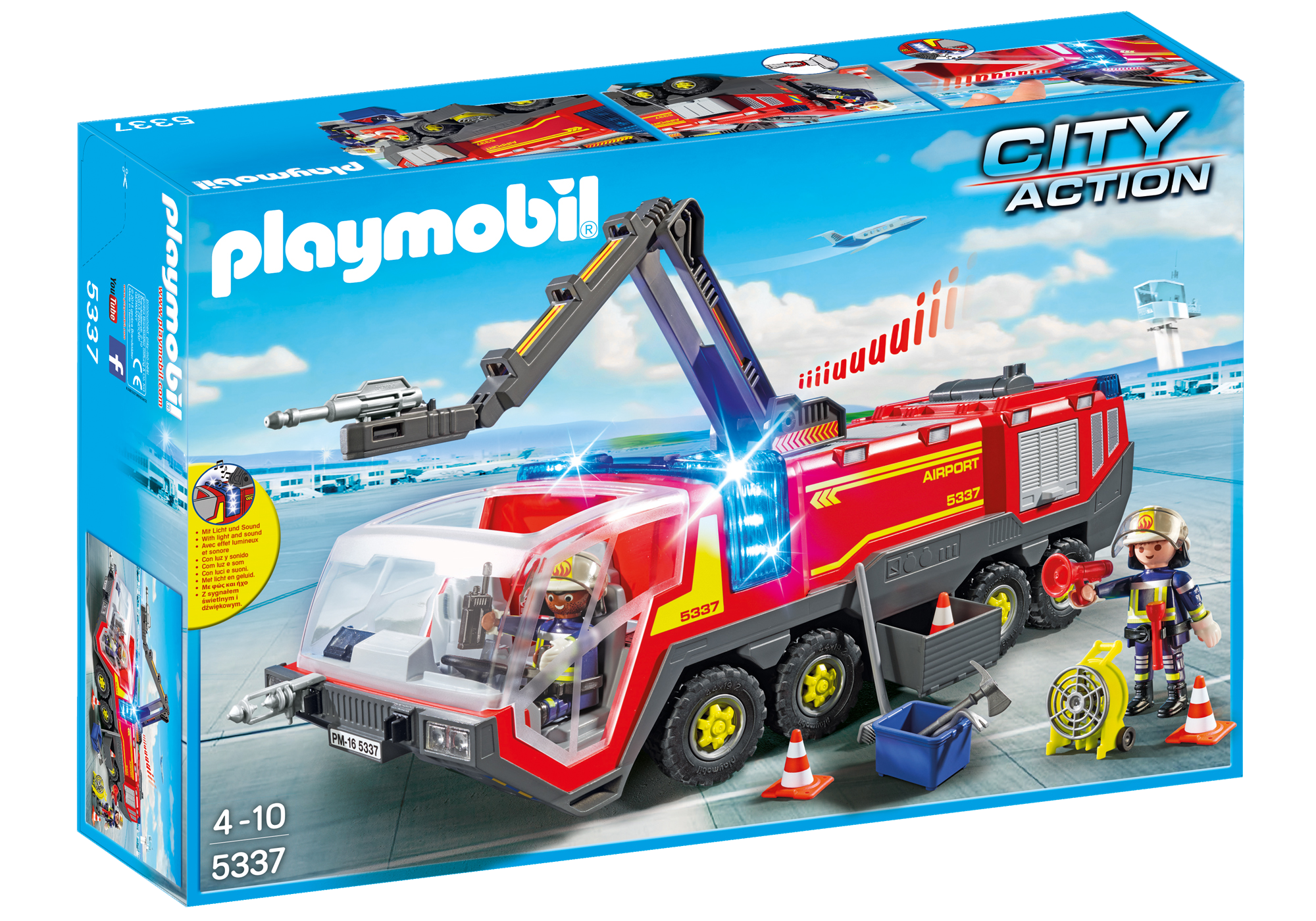 playmobil city action fire truck