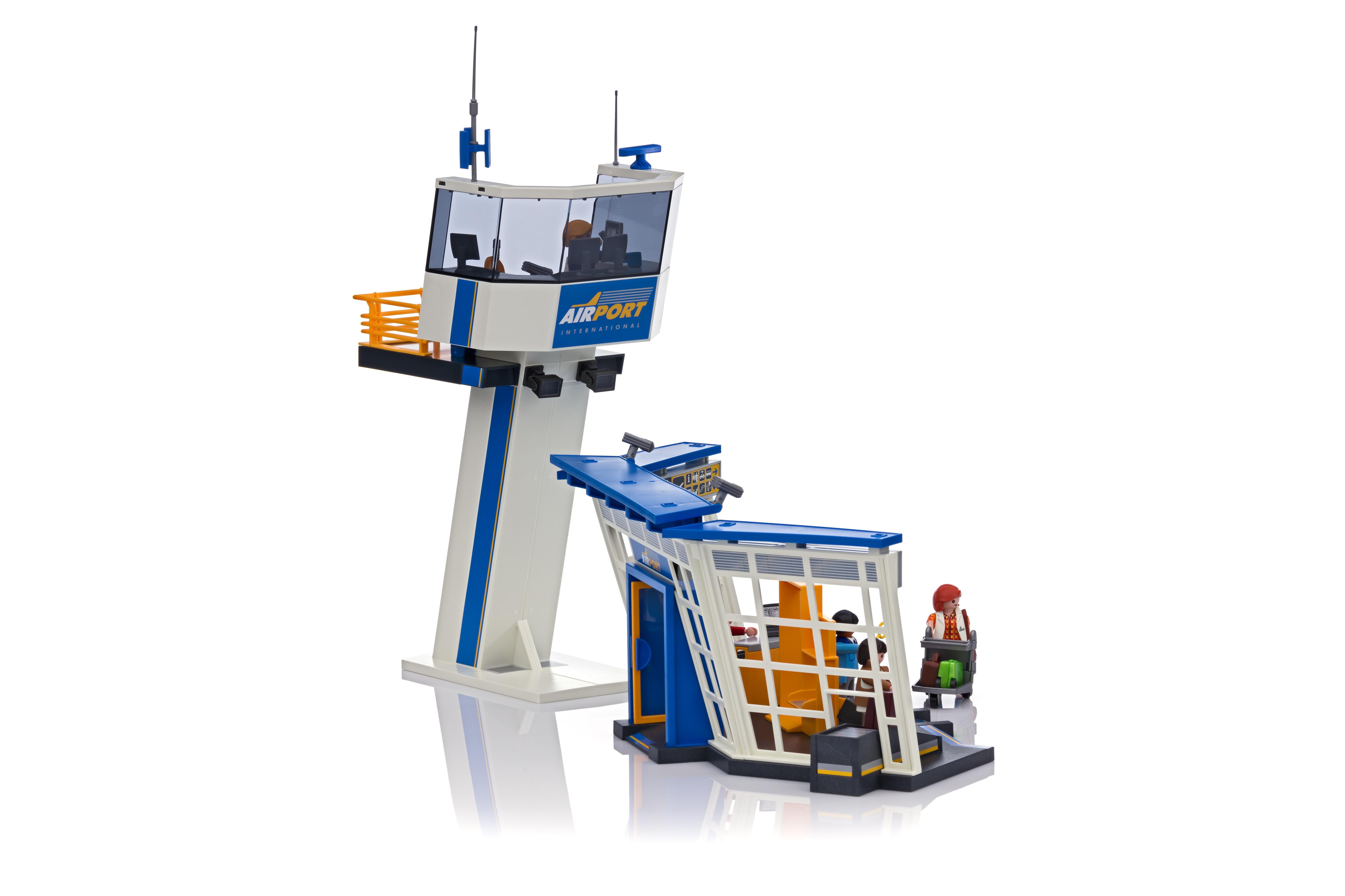 playmobil 5338 city action airport with control tower