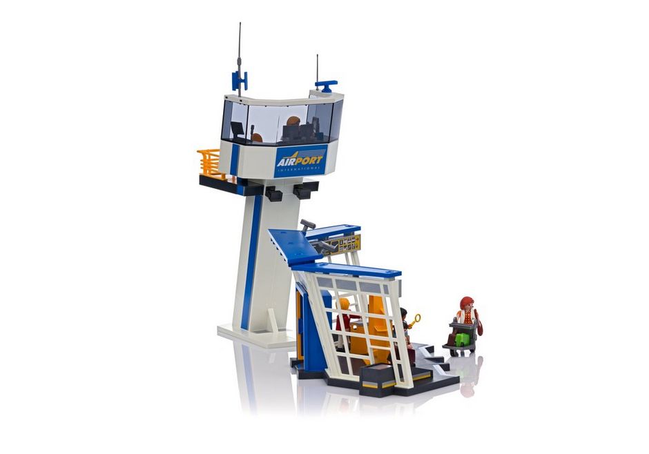 PLAYMOBIL 5338 City Action Airport With Control Tower Postage for sale online 