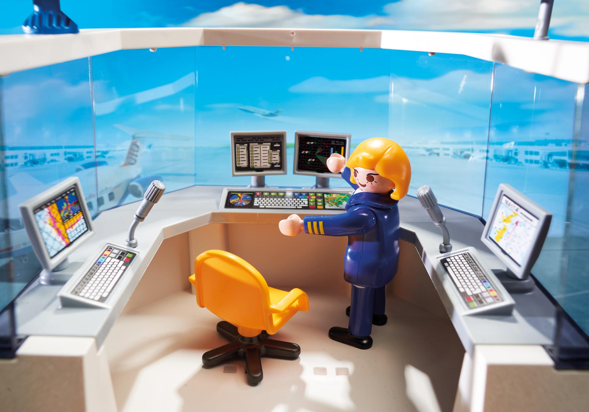 playmobil control tower