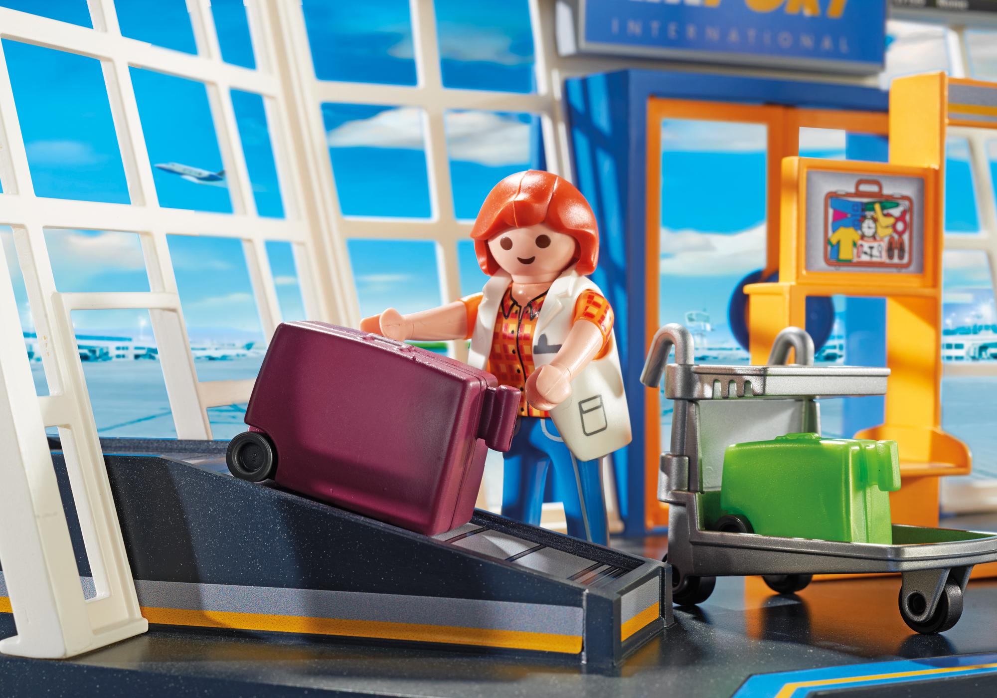 playmobil 5338 city action airport with control tower