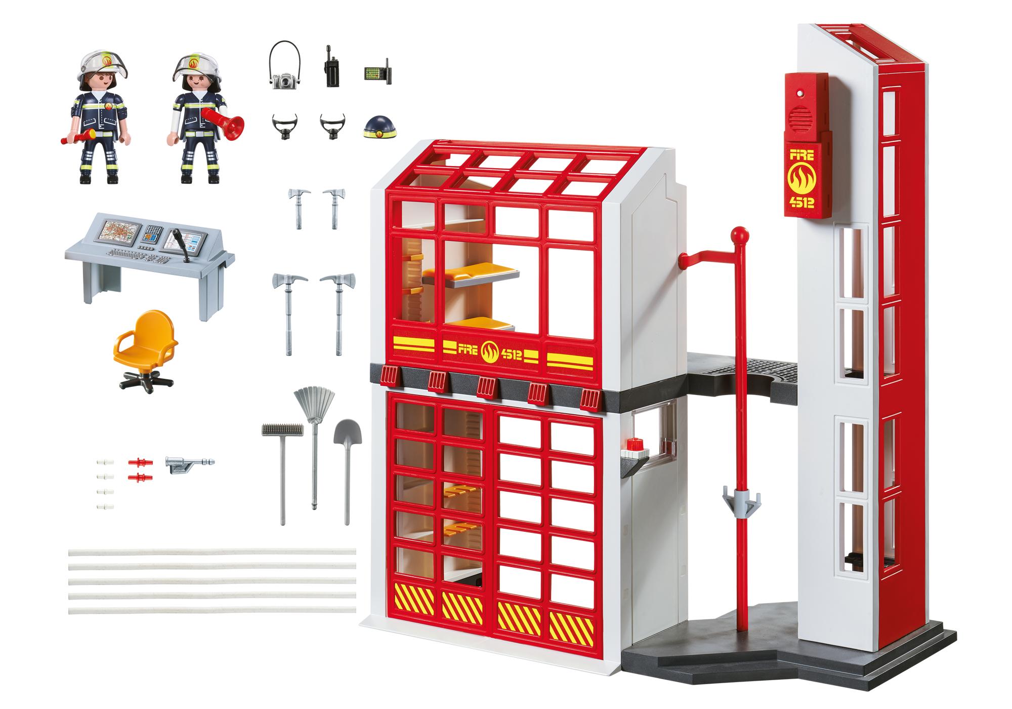 Playmobil caserne promo pompier