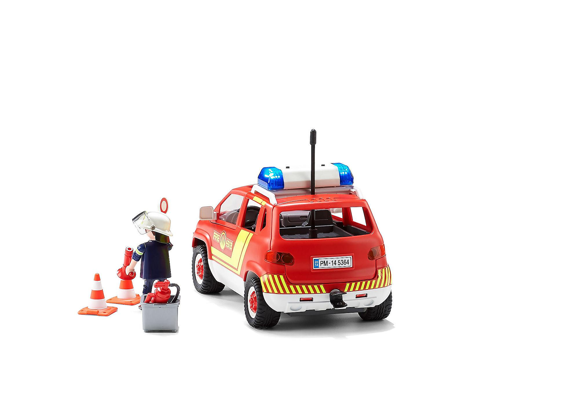 Playmobil Véhicule d`intervention avec sirène (5364) + RC 6914 - Démo en  français HD FR 