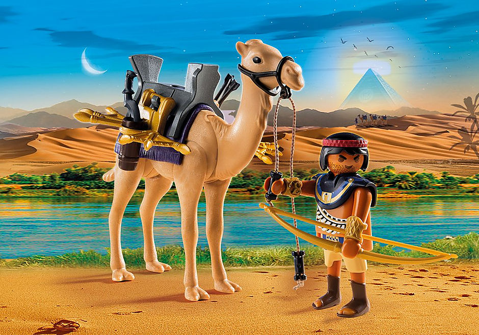 5389 Egipcio con Camello detail image 1