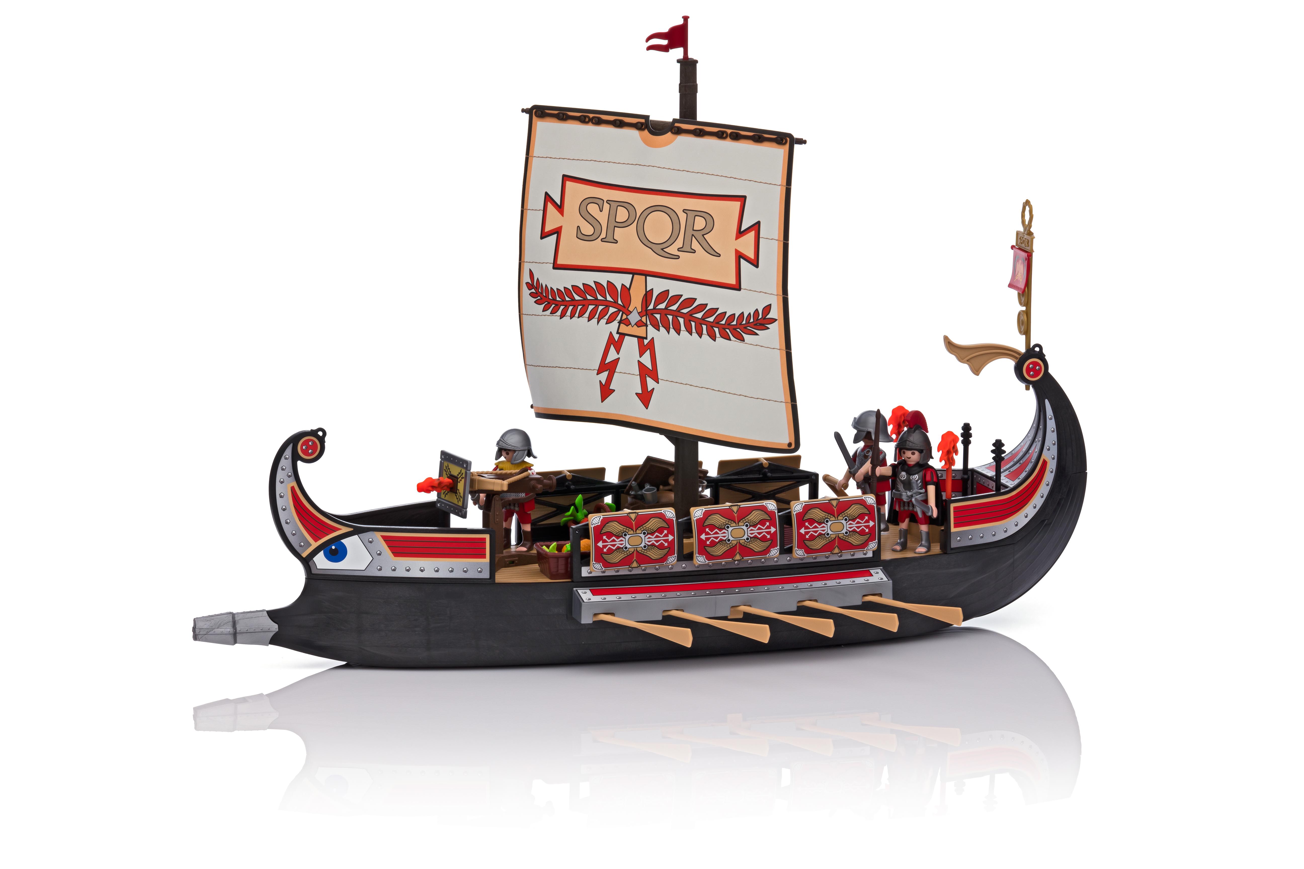 barco romano de playmobil