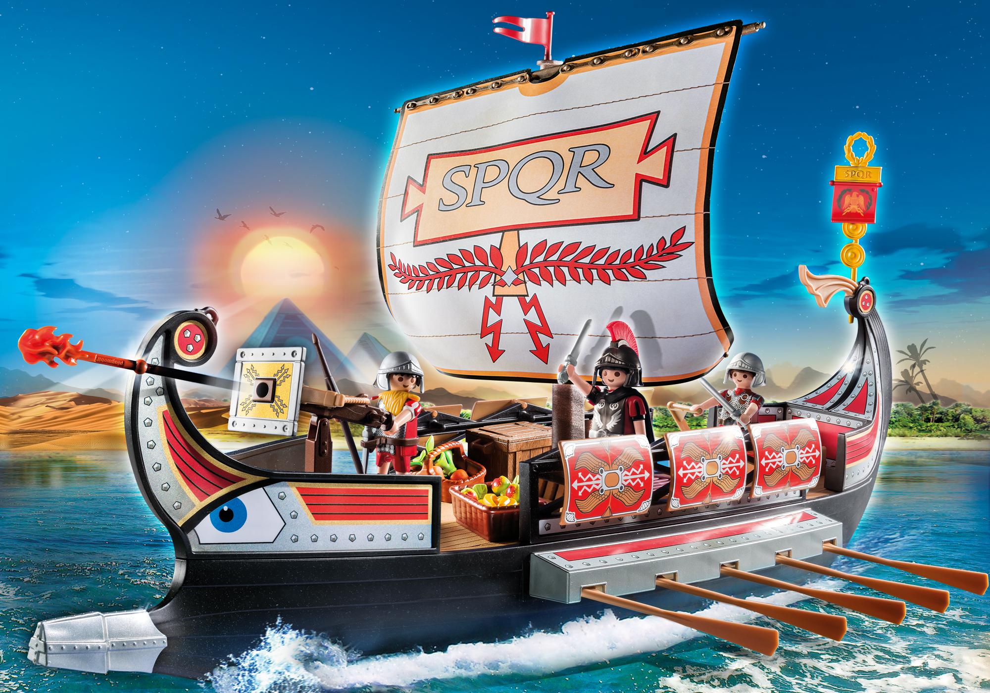 playmobil spqr ship