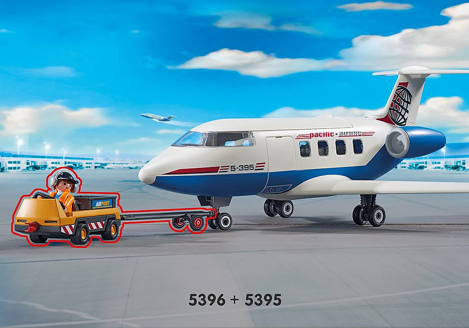 5396 Luchtverkeersleiders met bagagetransport detail image 6