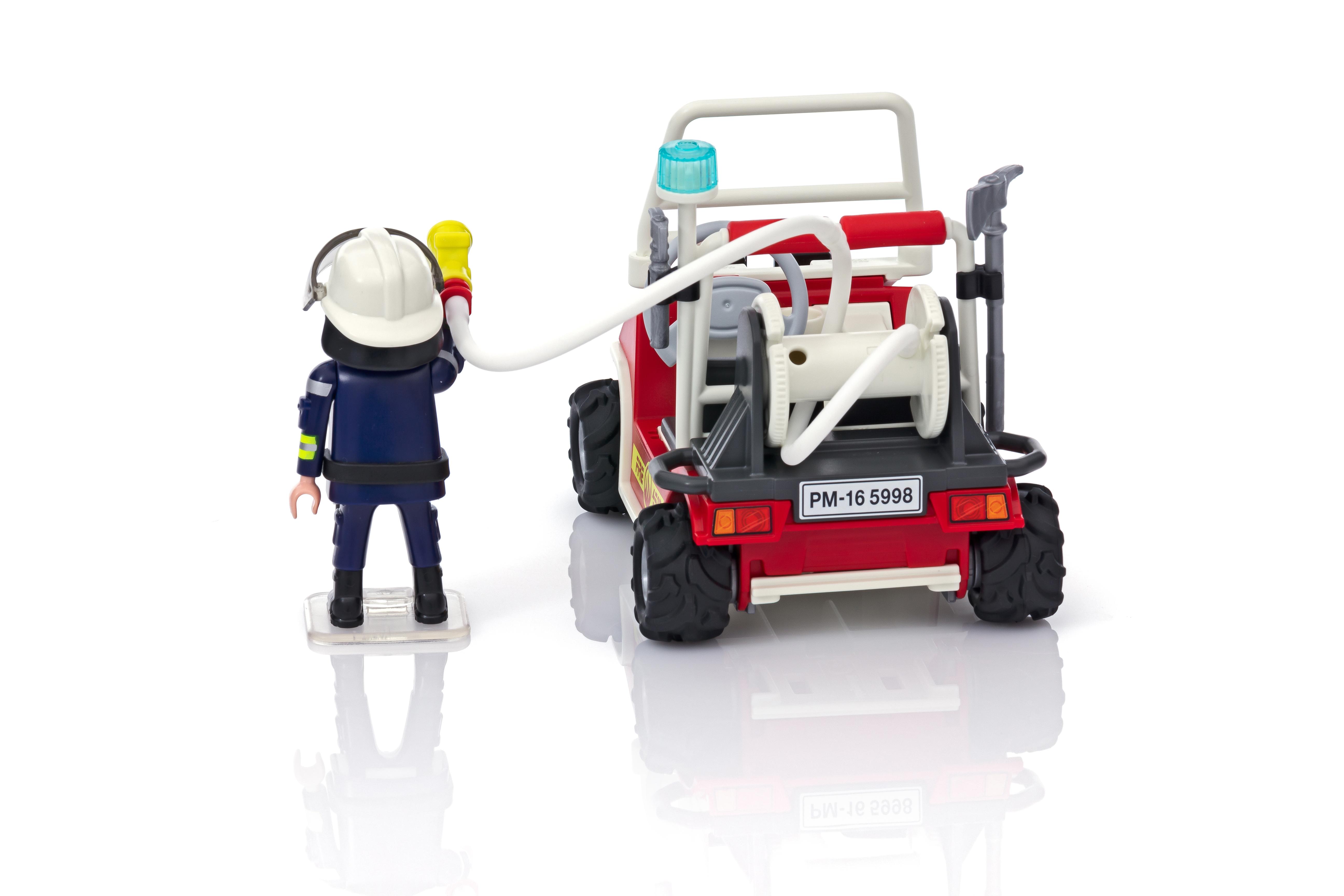 Chef des pompiers avec voiturette - 5398 | PLAYMOBIL?�