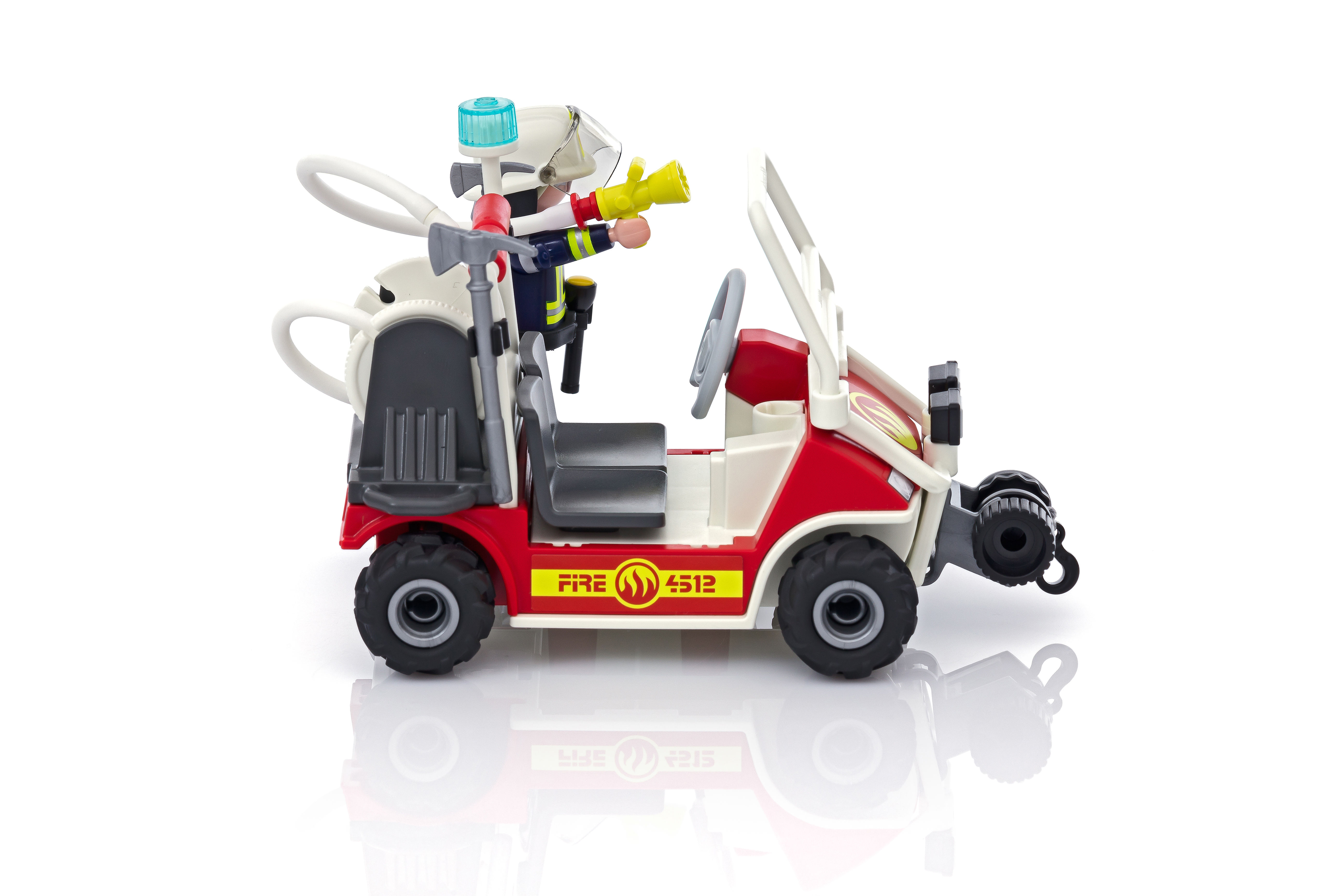 Playmobil 5398 city action - chef des pompiers avec voiturette - La Poste