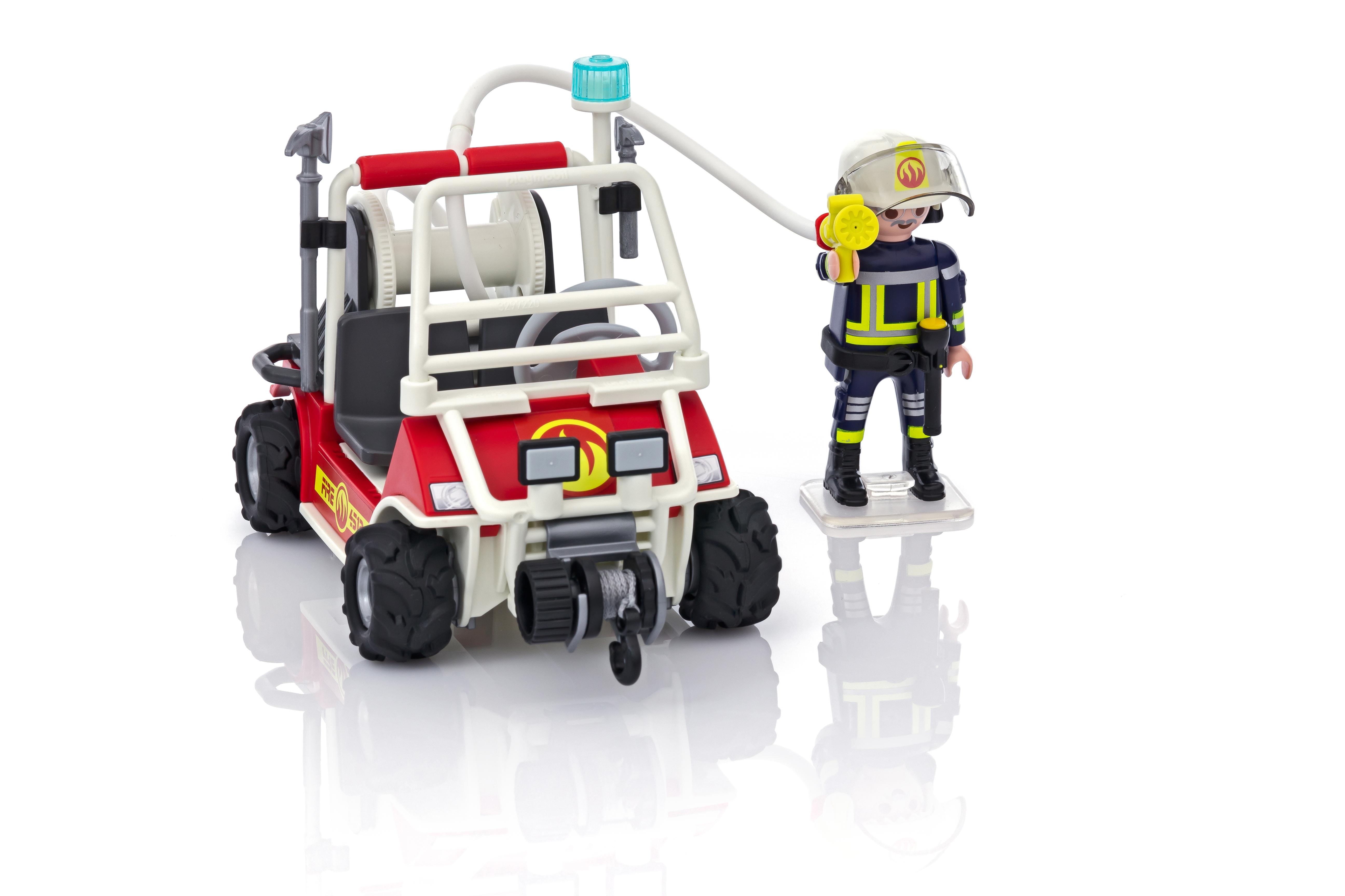 Chef des pompiers avec voiturette - 5398 | PLAYMOBIL?�