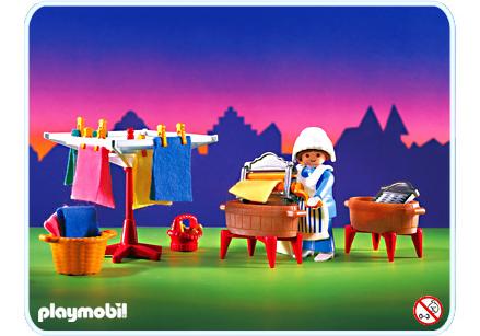 playmobil buanderie