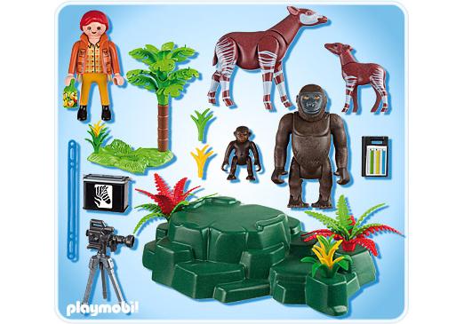 playmobil gorilla family
