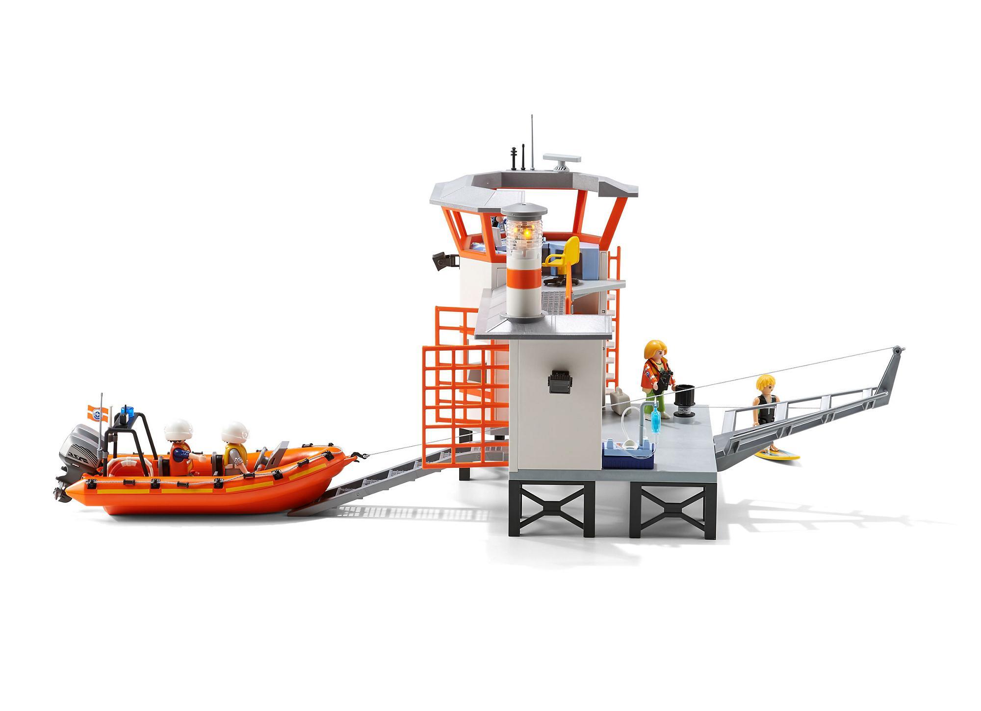 estacion guardacostas playmobil
