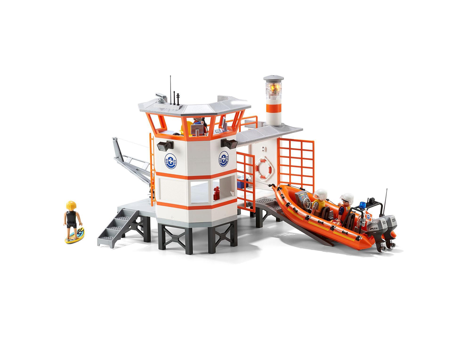 estacion guardacostas playmobil
