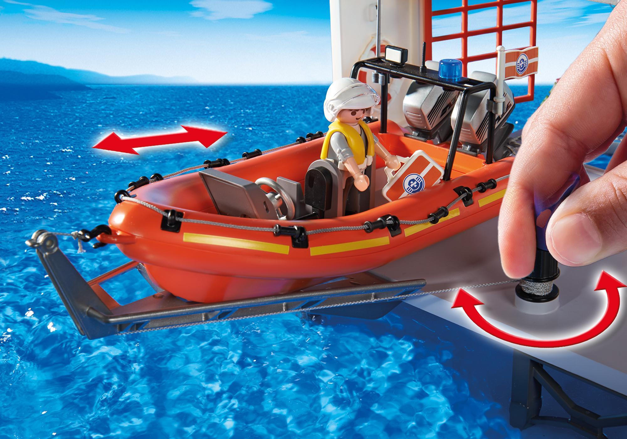 playmobil lifeboat station