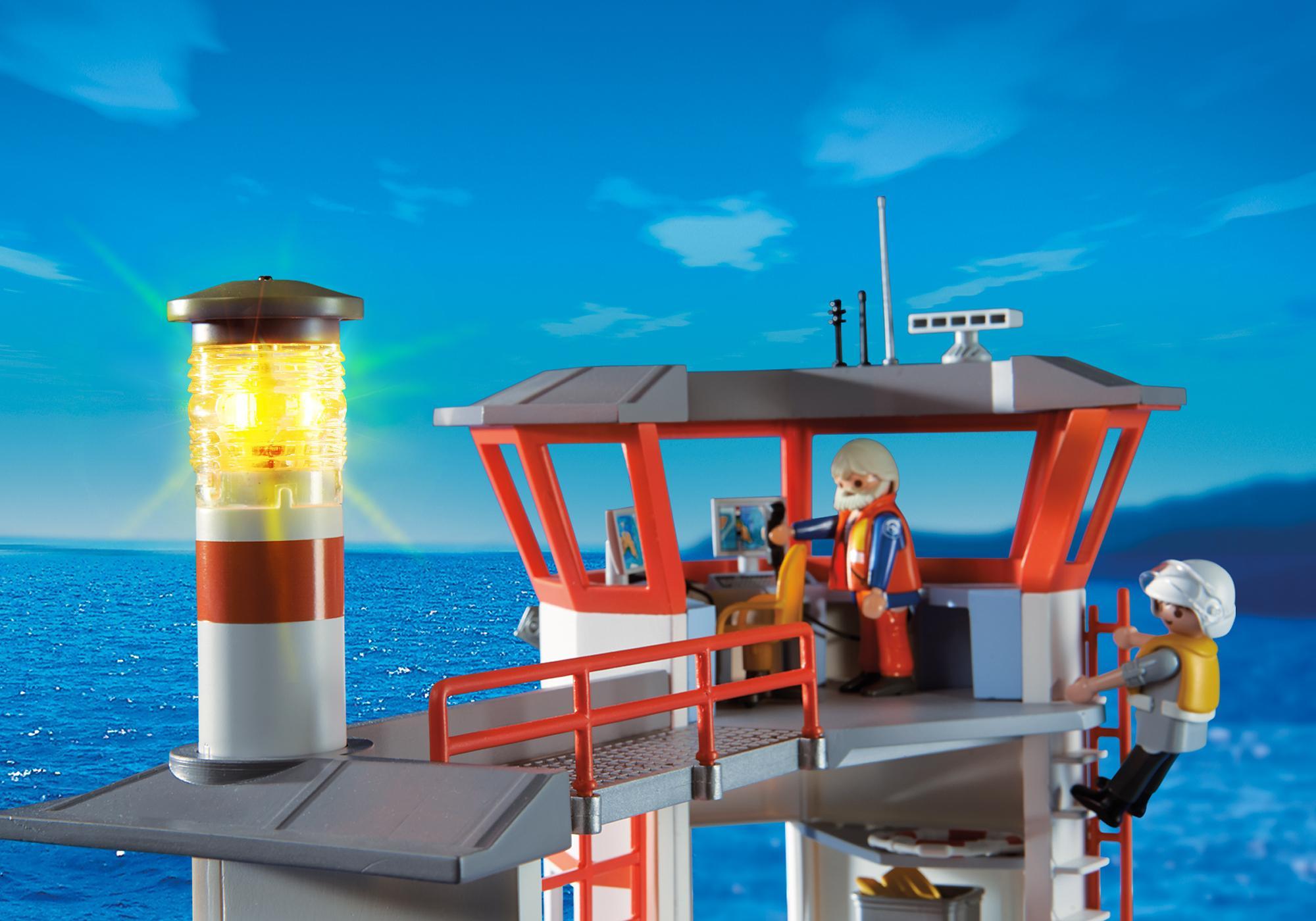 playmobil lifeboat station