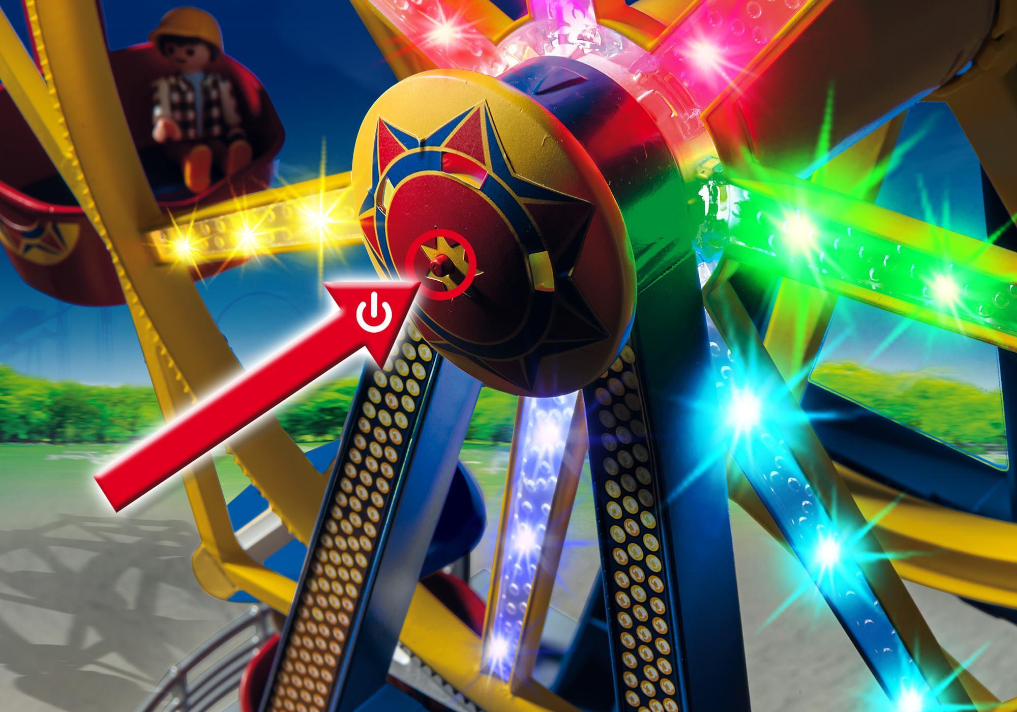 playmobil ferris wheel with lights