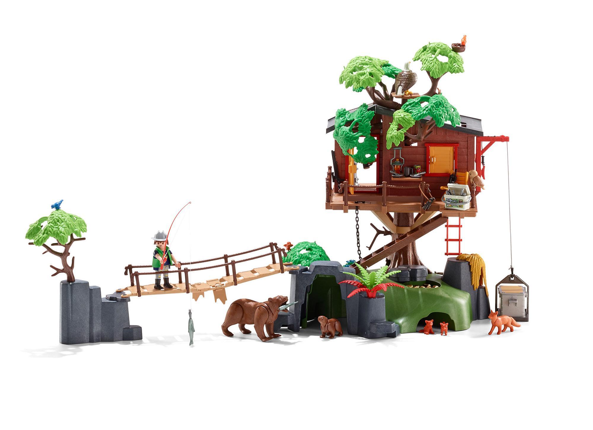 playmobil cabane arbre