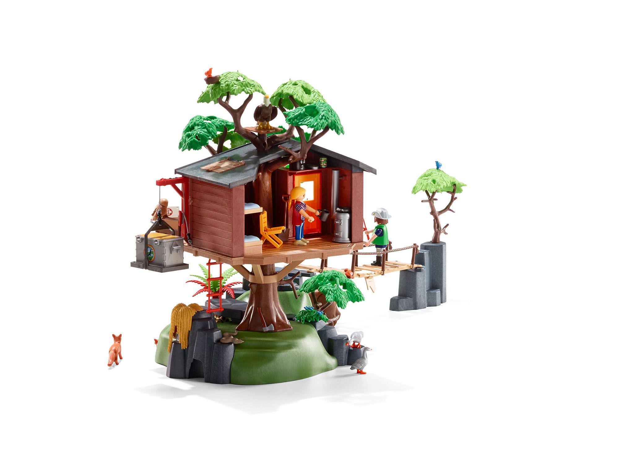 la casa del árbol de playmobil