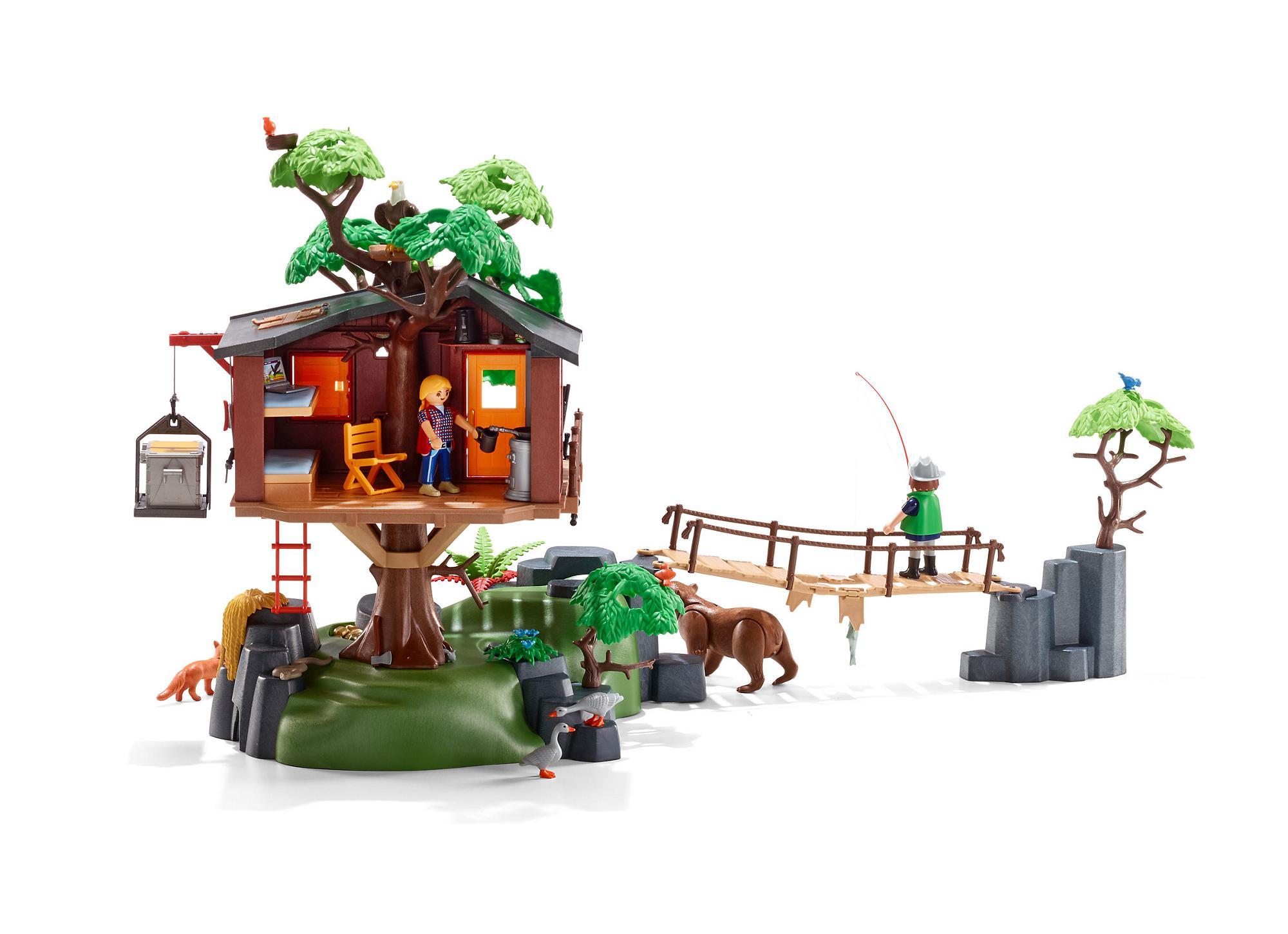 la casa del árbol de playmobil