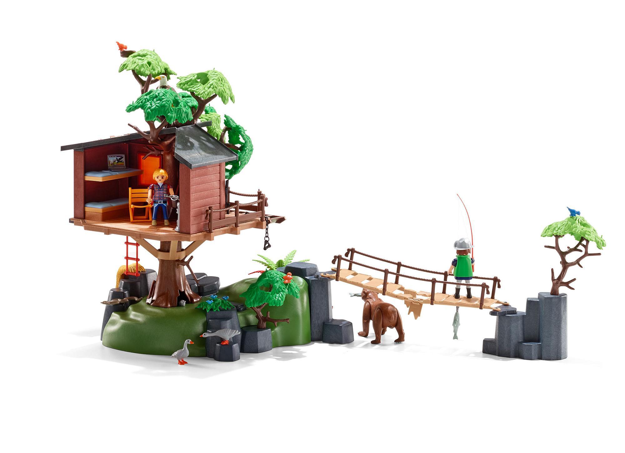 la casa del árbol de playmobil