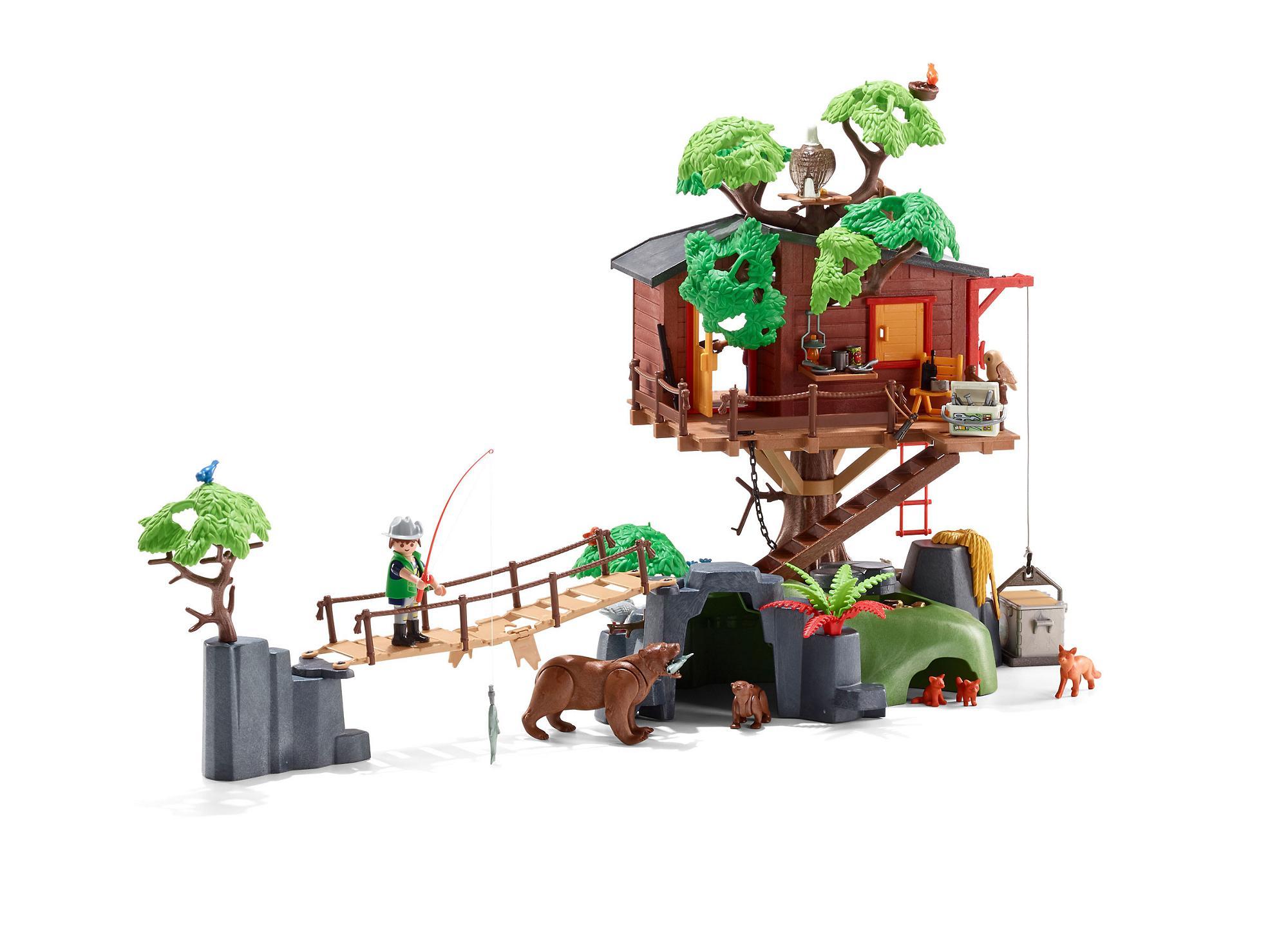 la casa del árbol de playmobil