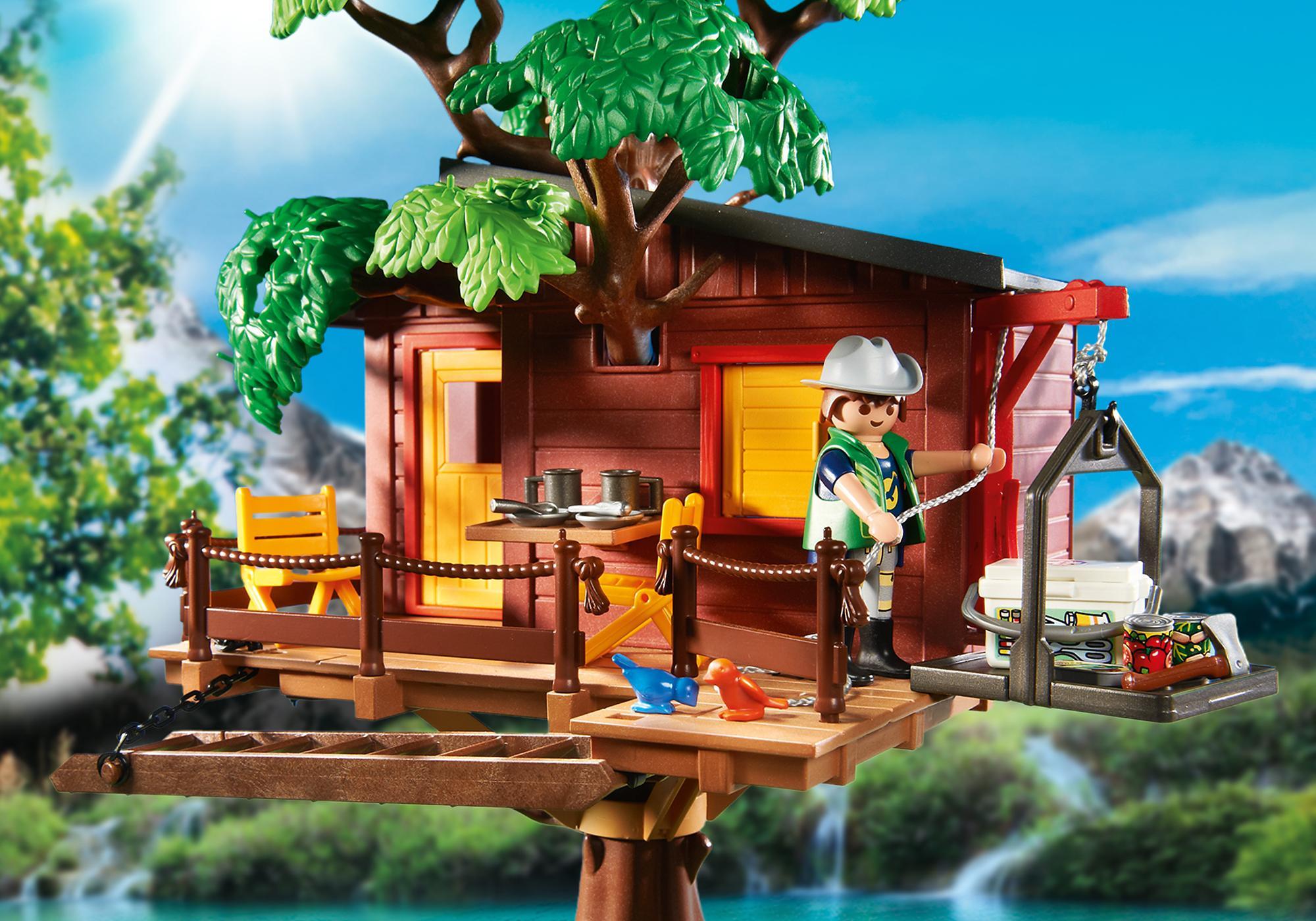 la casa del árbol de playmobil