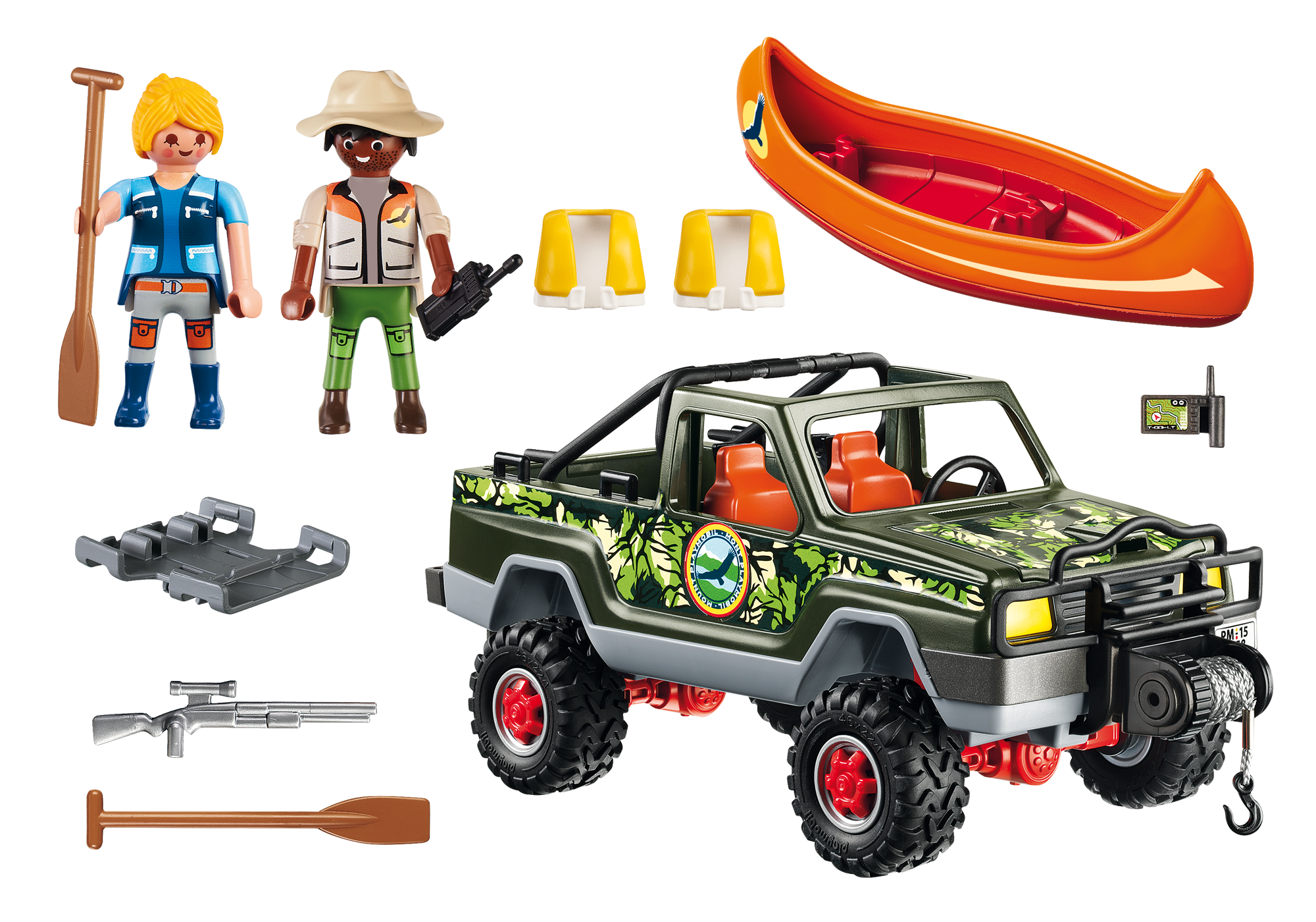 playmobil adventure pickup truck