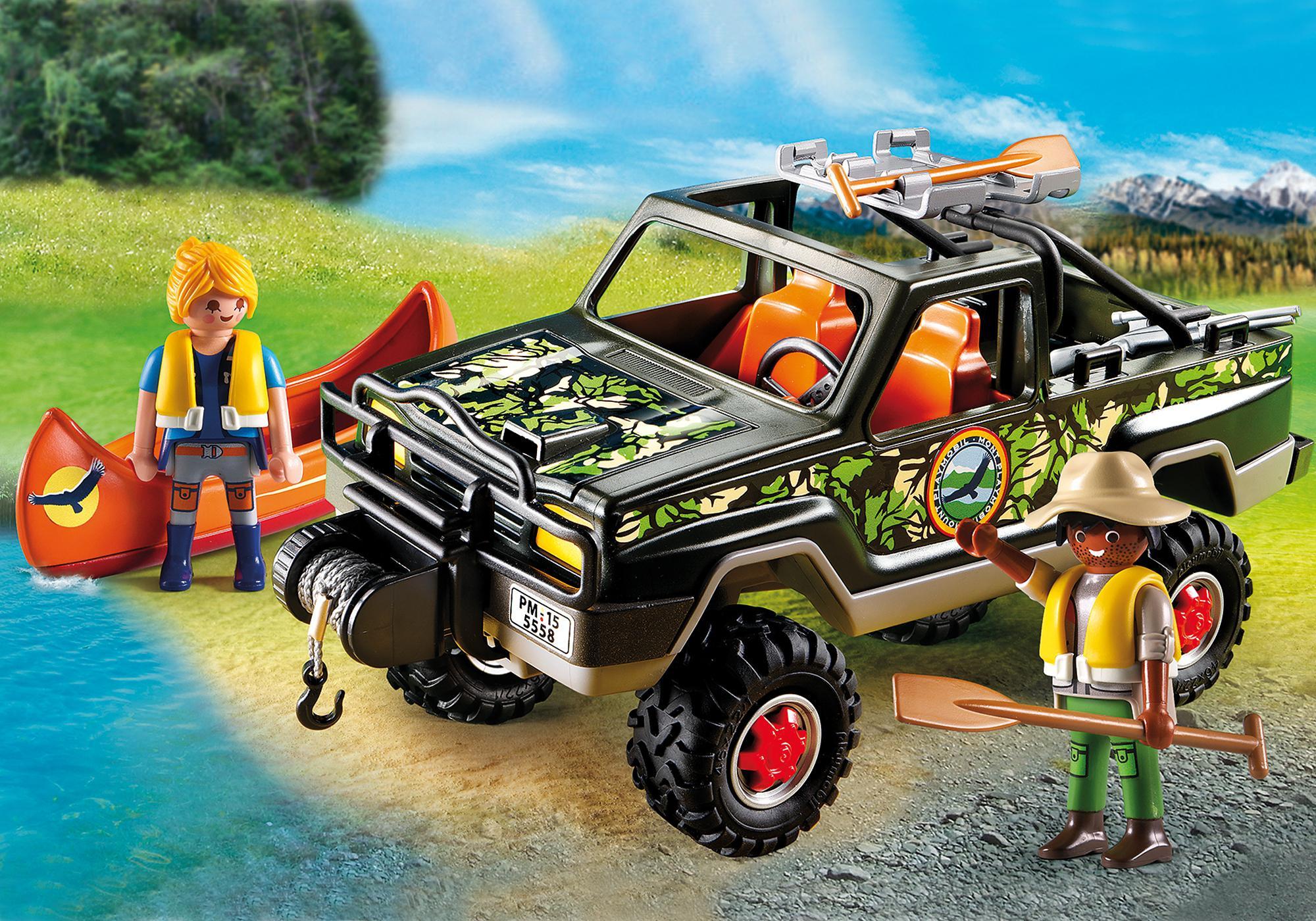 playmobil adventure pickup truck