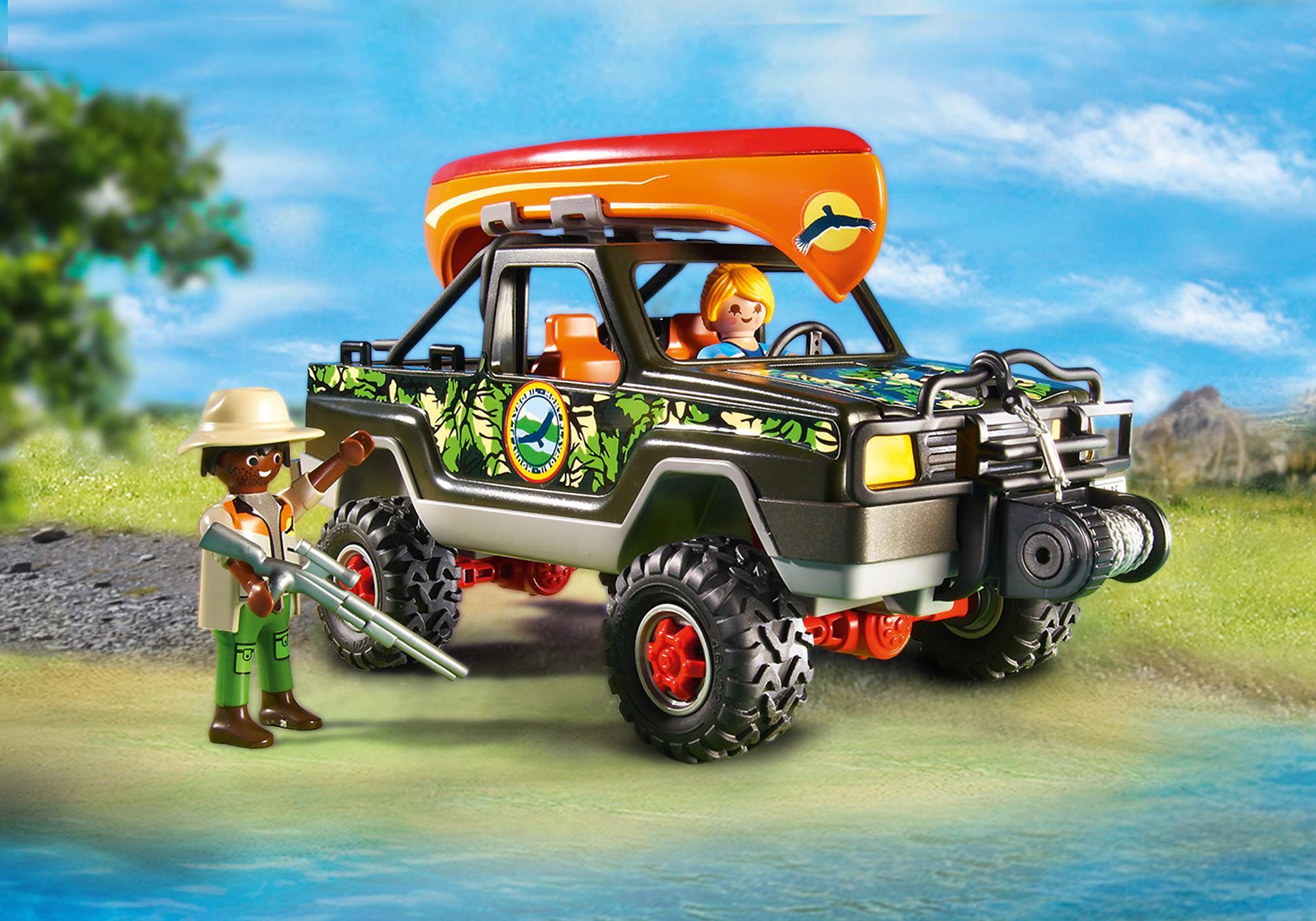 playmobil 5558 adventure pickup truck