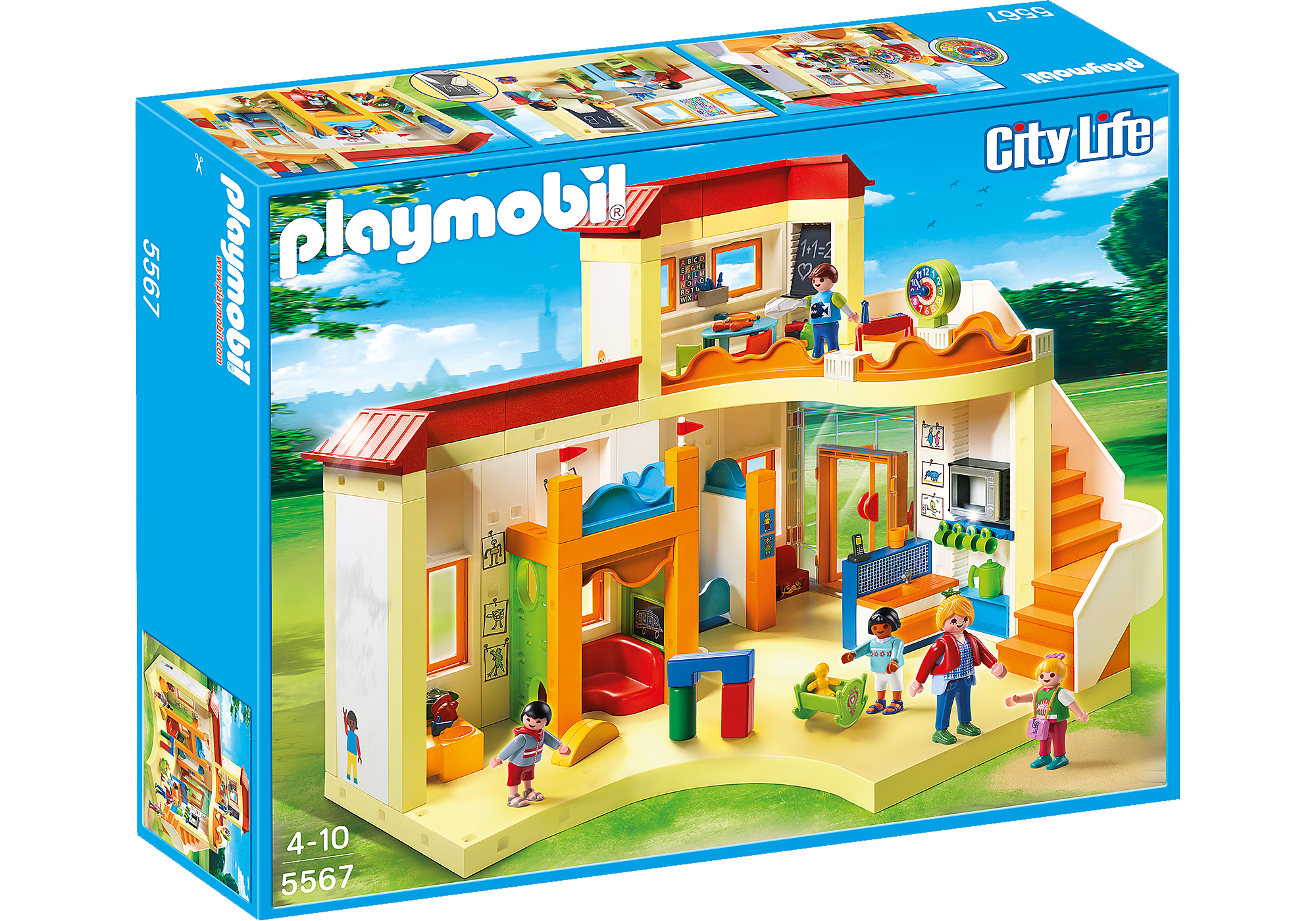 Playmobil petit théâtre enfant city life crèche maison marionnette