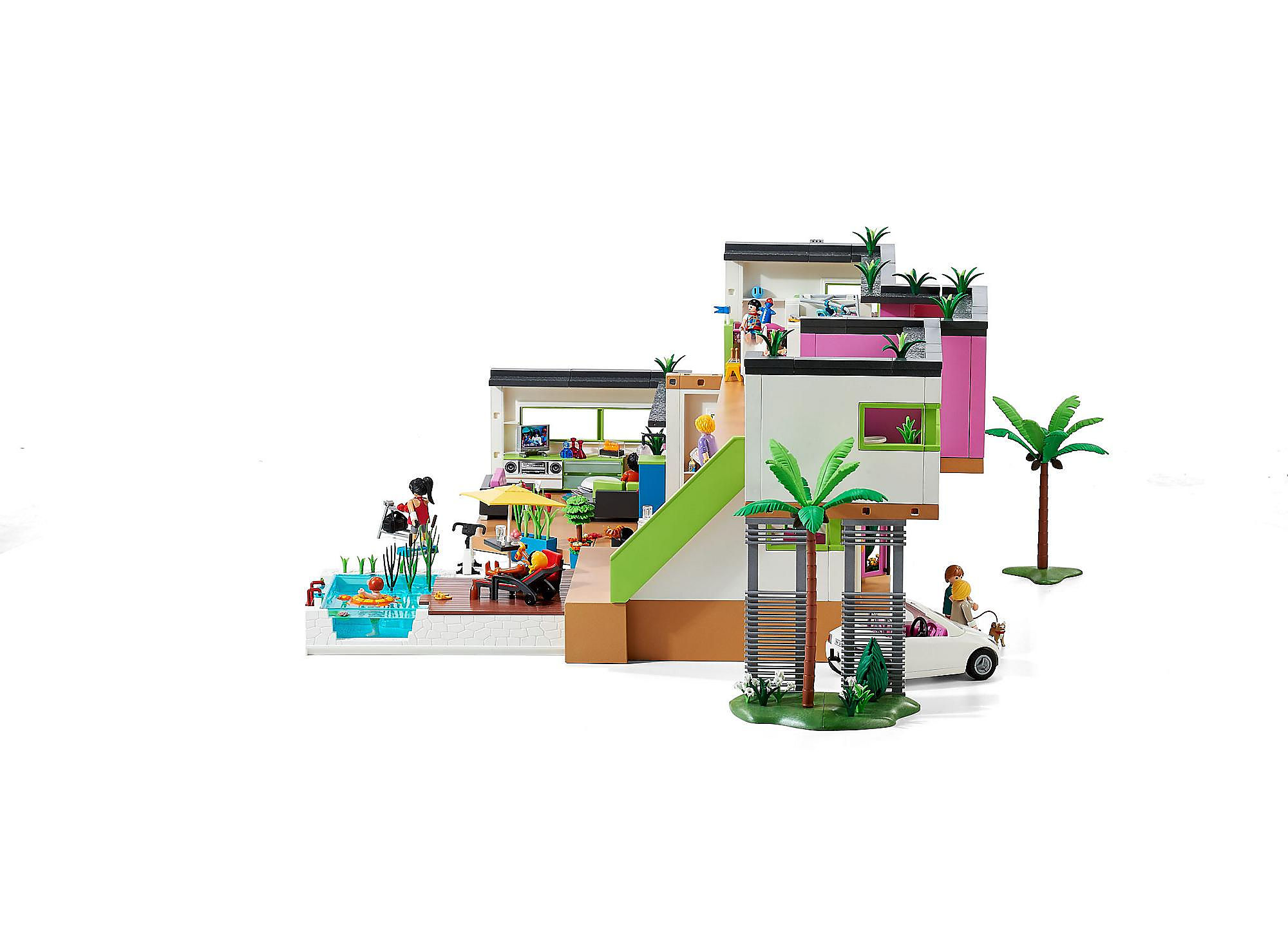 Playmobil unboxing : Modern luxury mansion (2014) - 5574, 5575