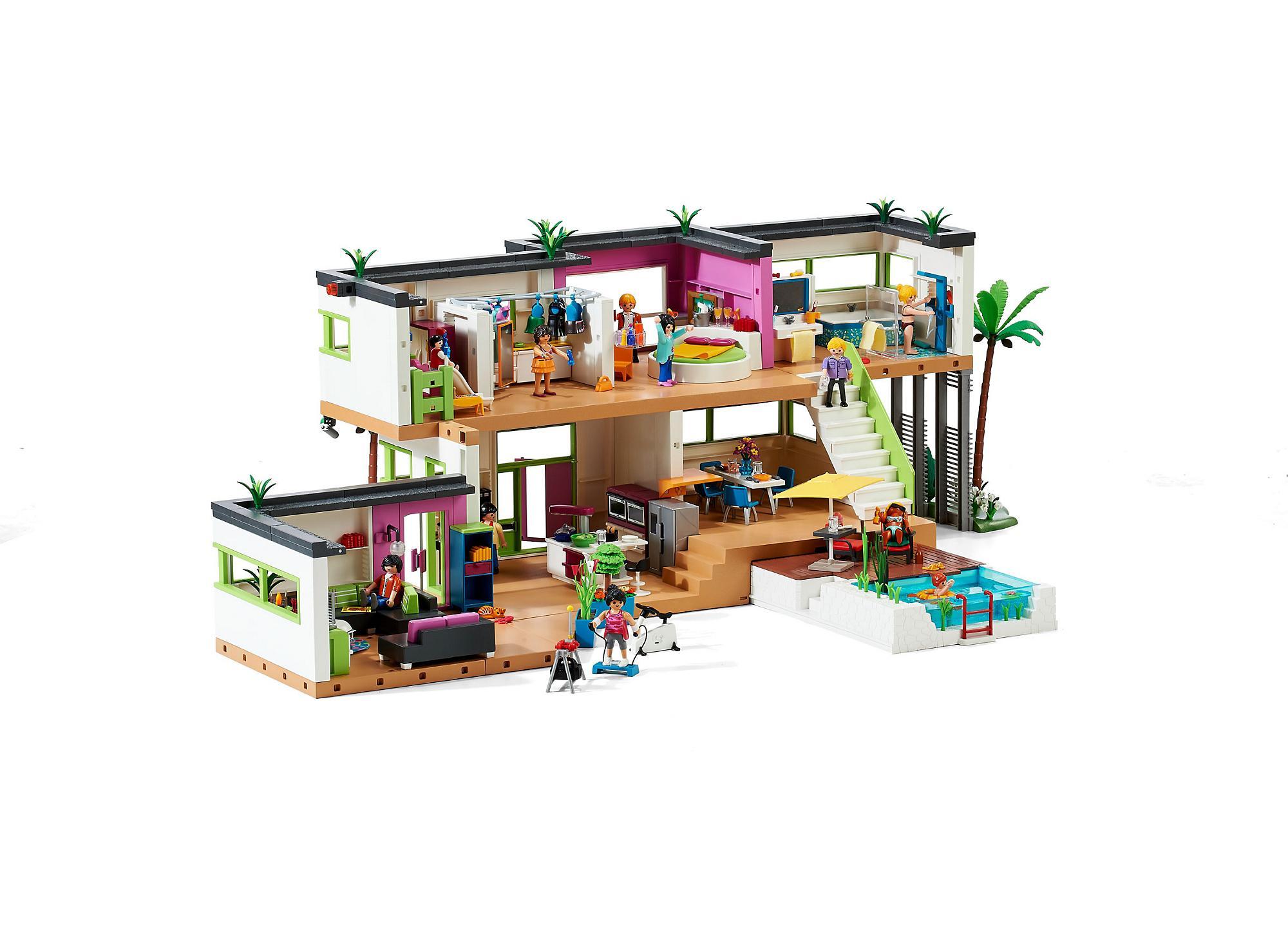 villa moderne playmobil 5574