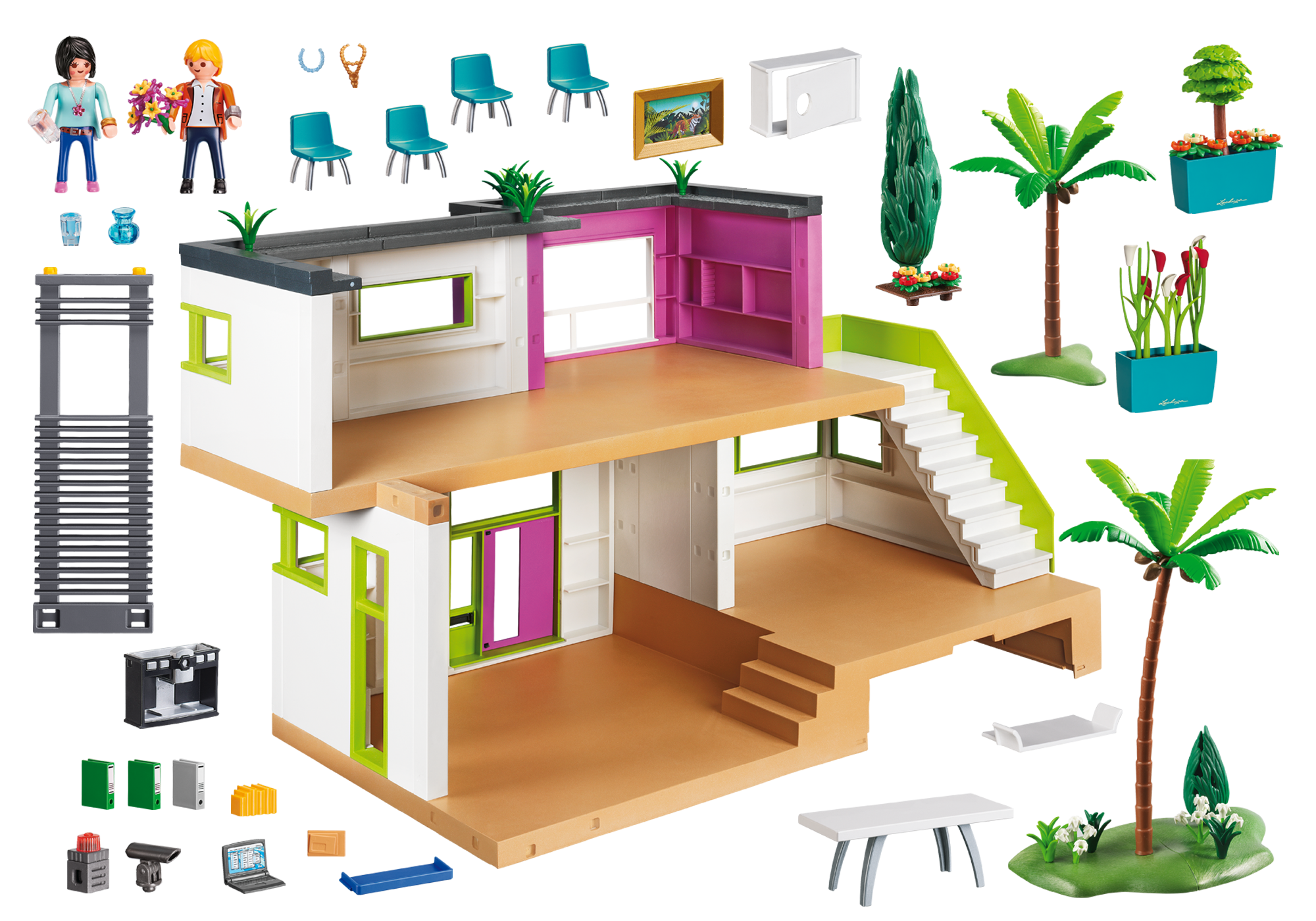 maison playmobil moderne