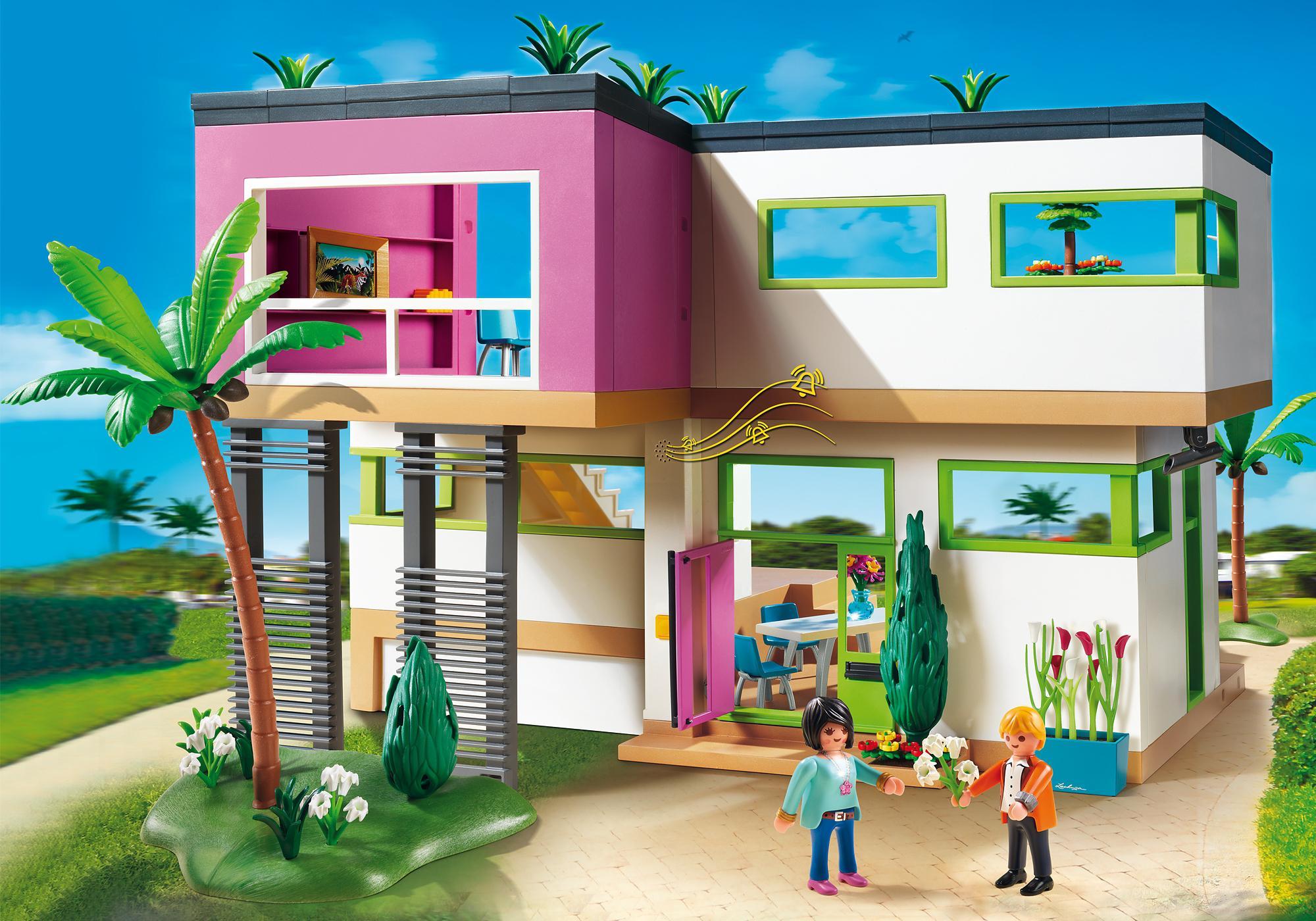 villa moderne playmobil