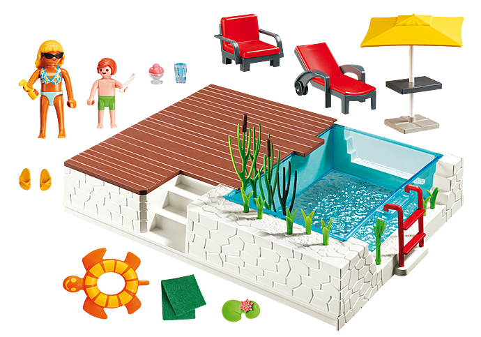 Wasserspaß mit dem PLAYMOBIL Schwimmbad