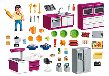 Realistic and interactive kitchen features