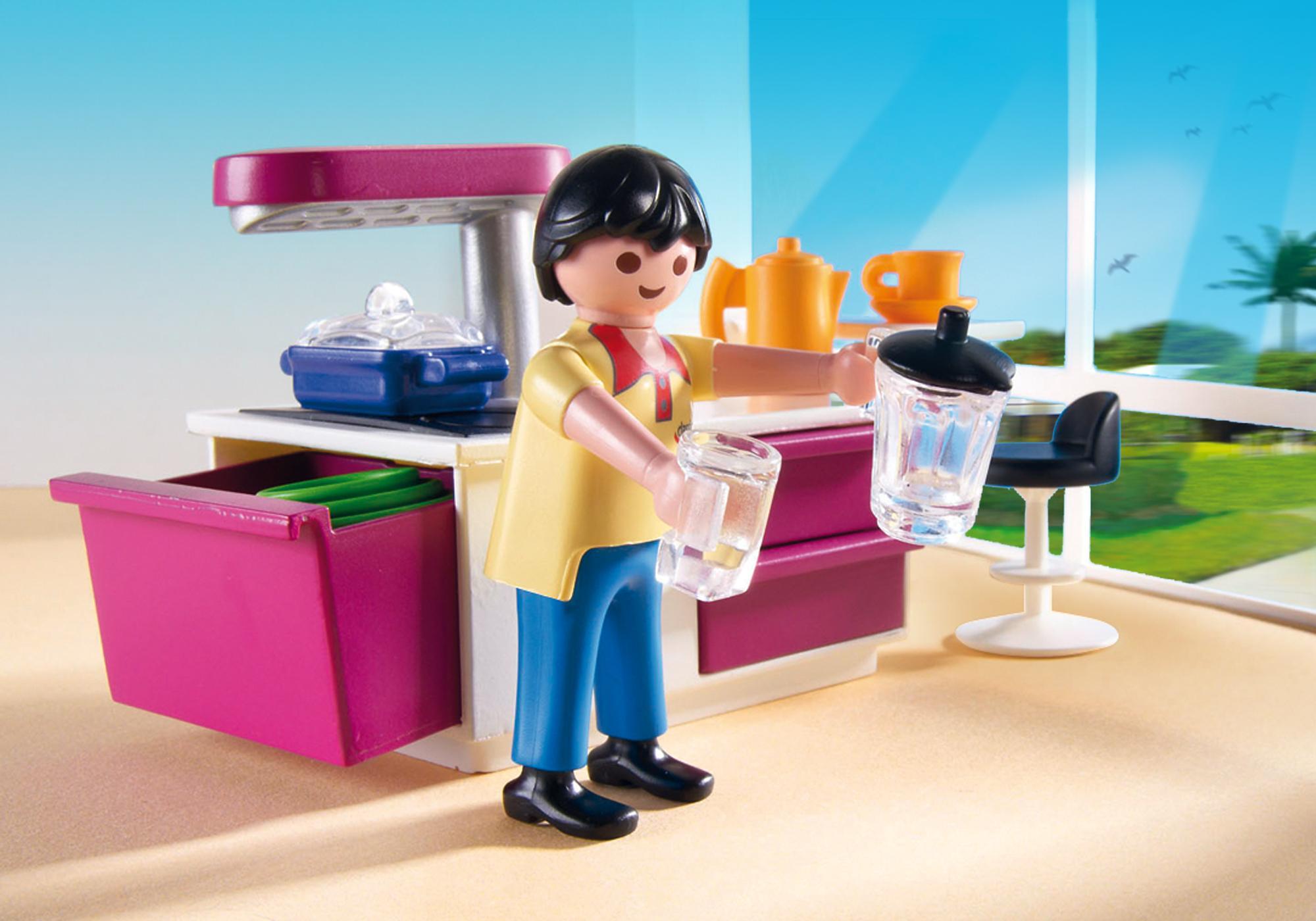 cuisine avec ilot playmobil