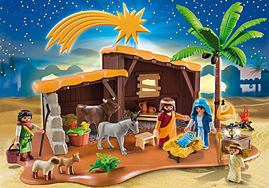 5588 Nativity Stable with Manger