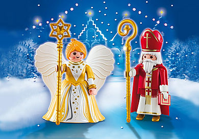 5592 St. Nicholas and Christmas Angel