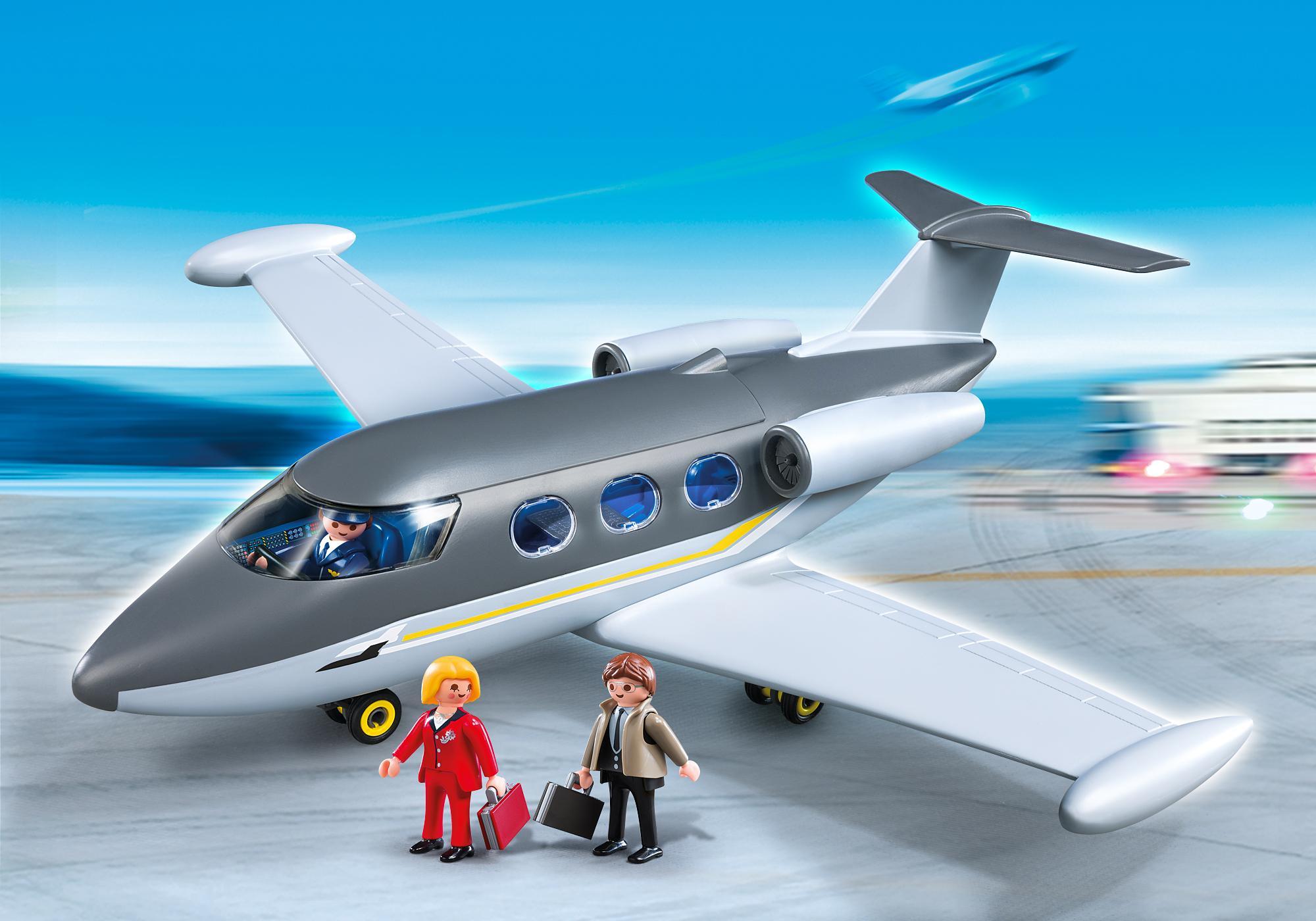 playmobil city airport passenger plane