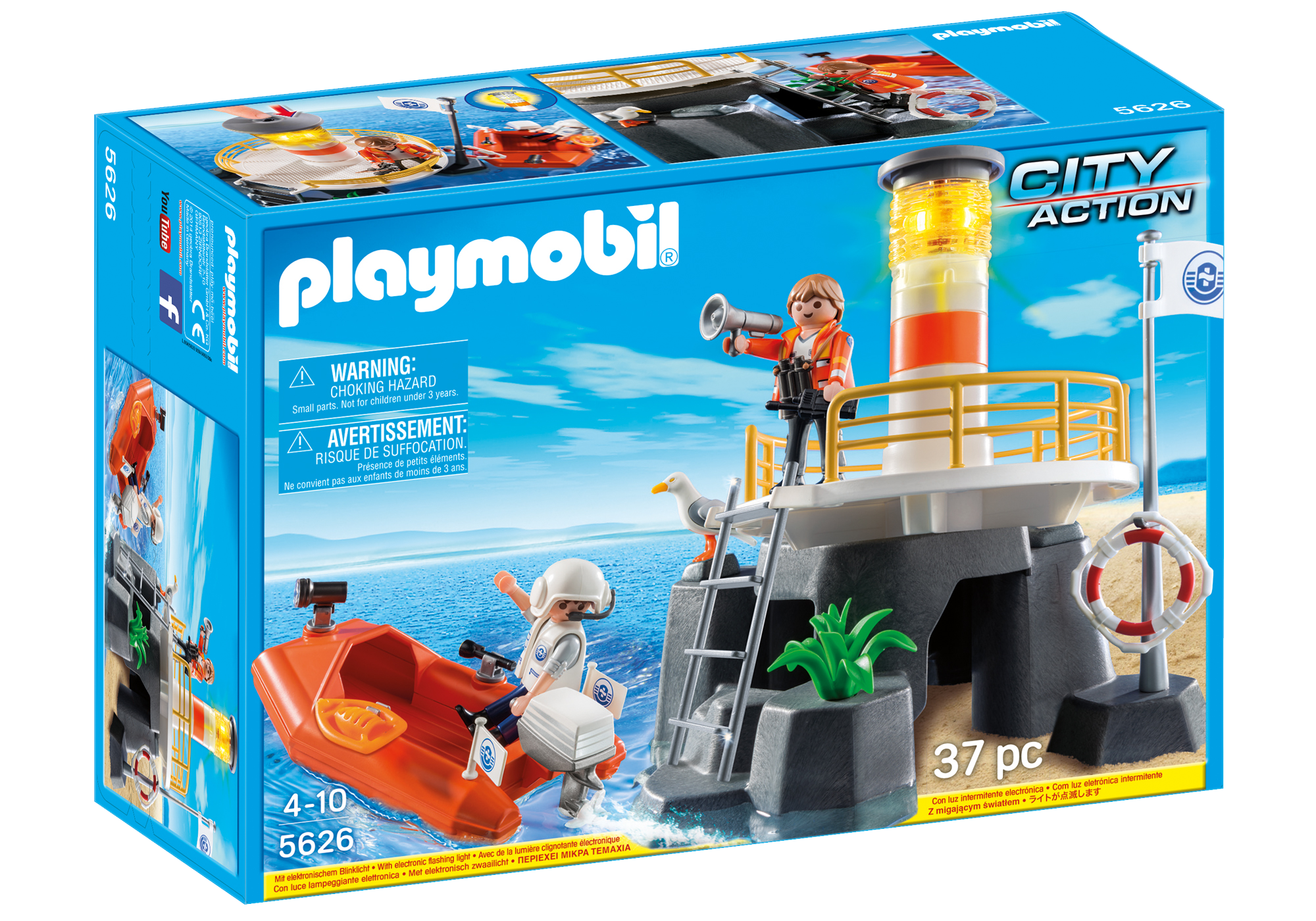 Leuchtturm Mit Rettungsboot 5626 Playmobil Deutschland