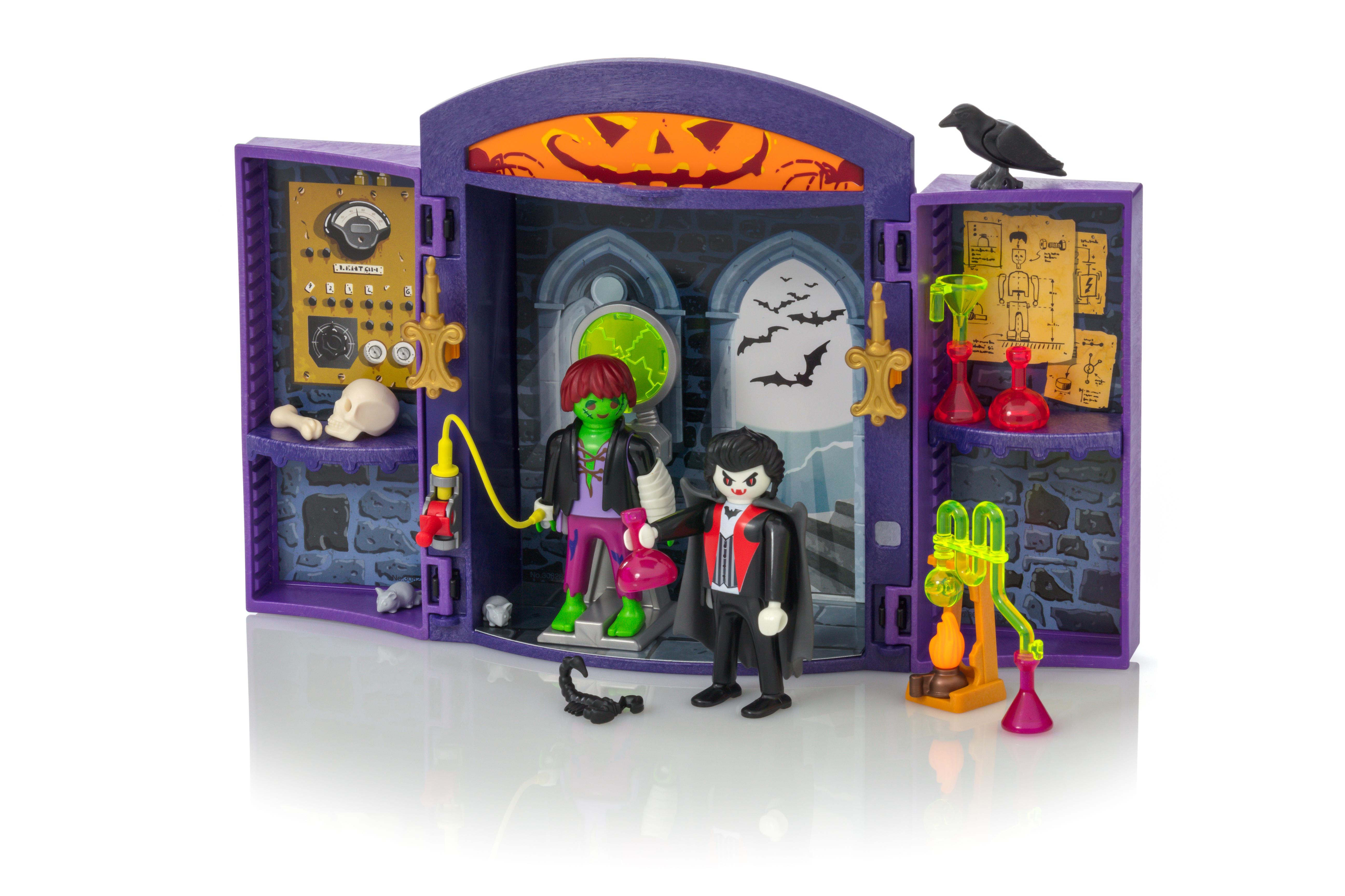 playmobil haunted house play box