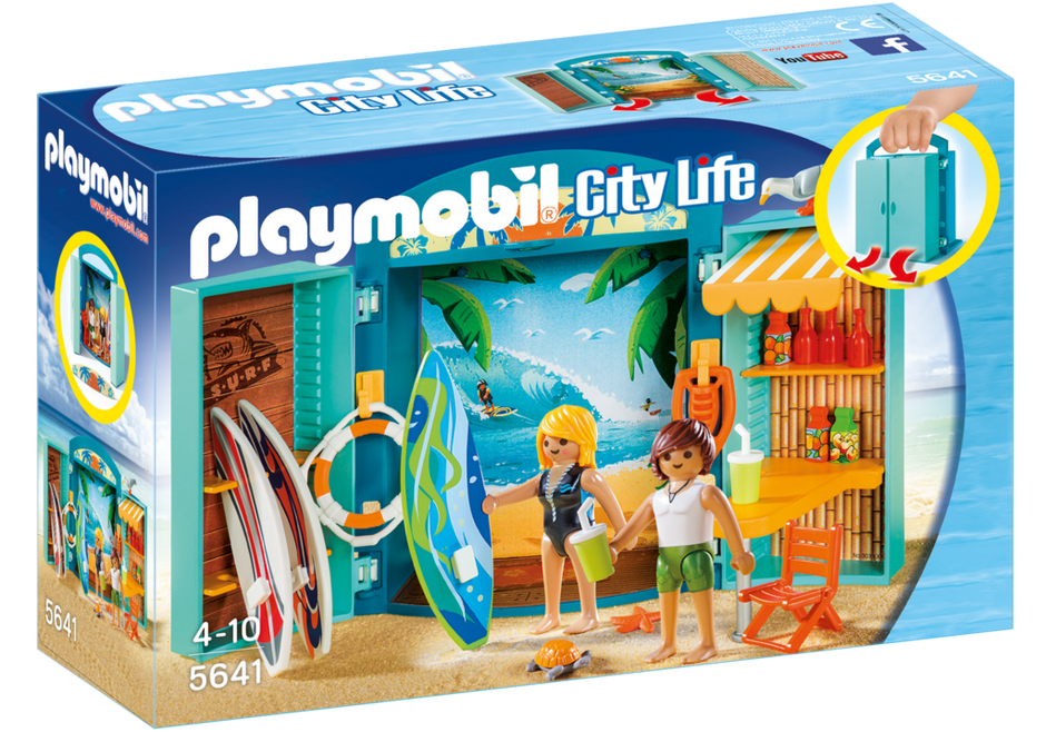 Playmobil-5641 Aufklapp-Spiel-Box Surf Shop 
