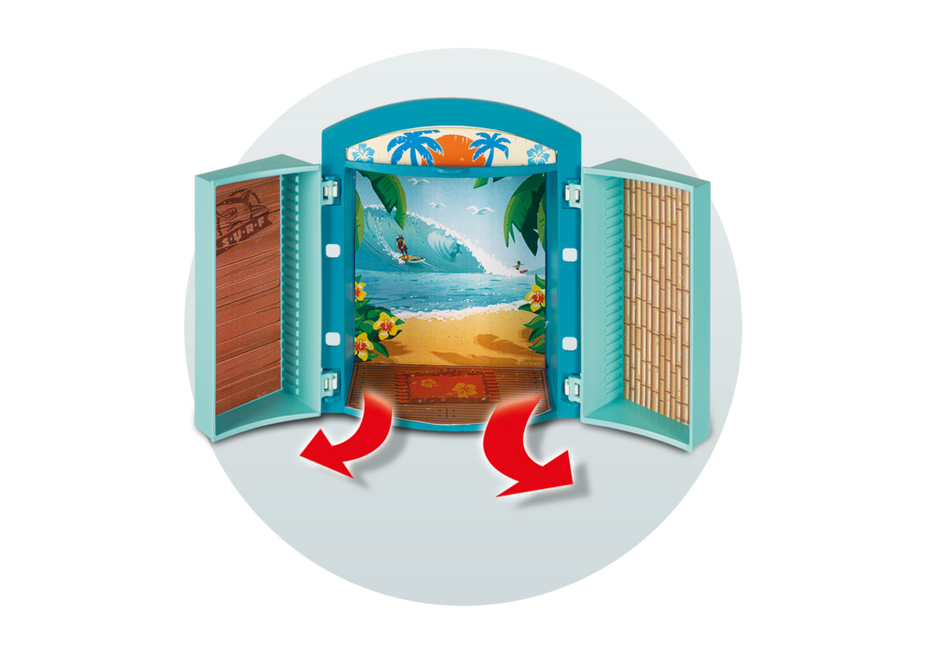 Playmobil® 5641 Aufklapp-Spiel Surf-Shop 