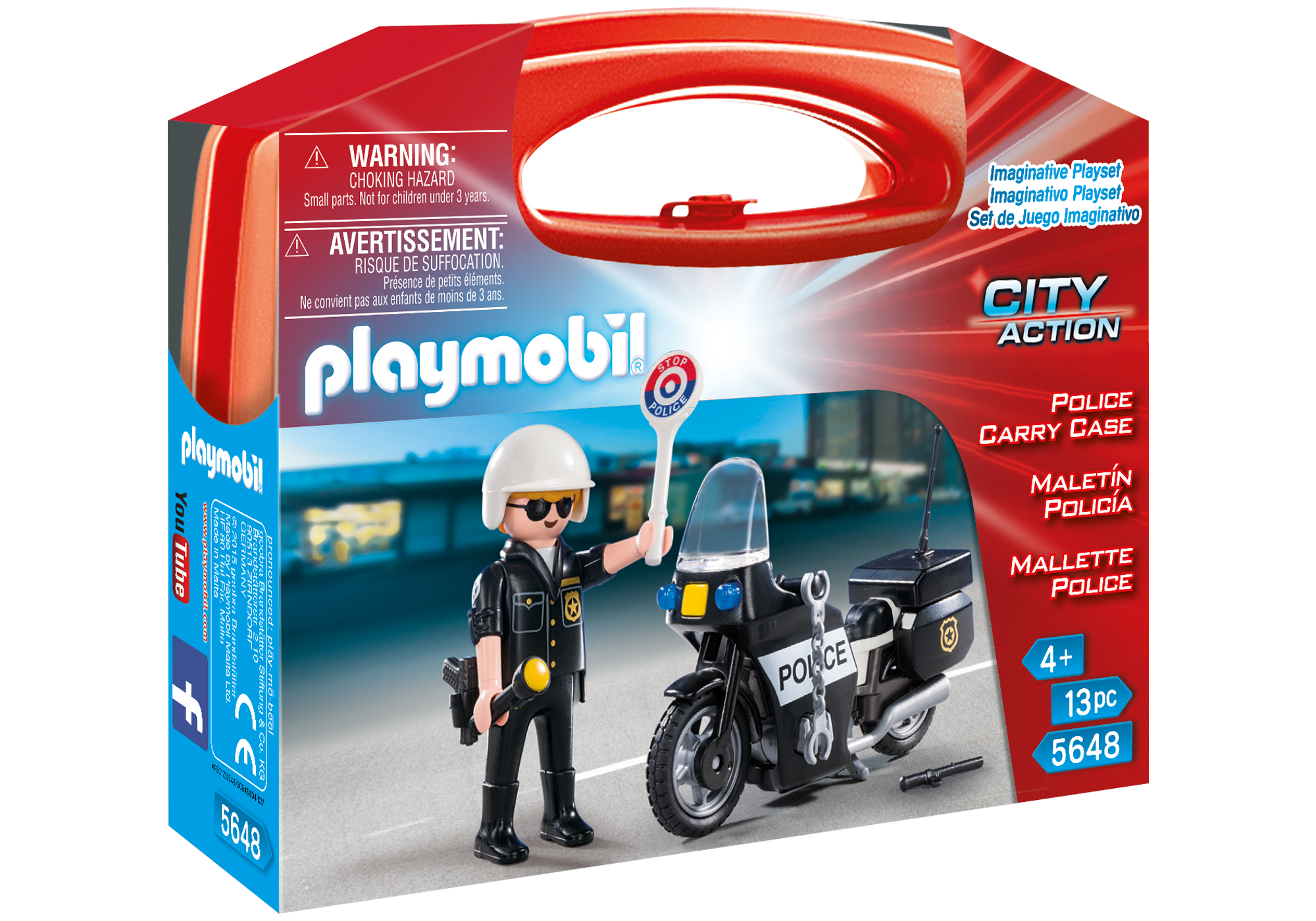 playmobil soccer shootout carry case